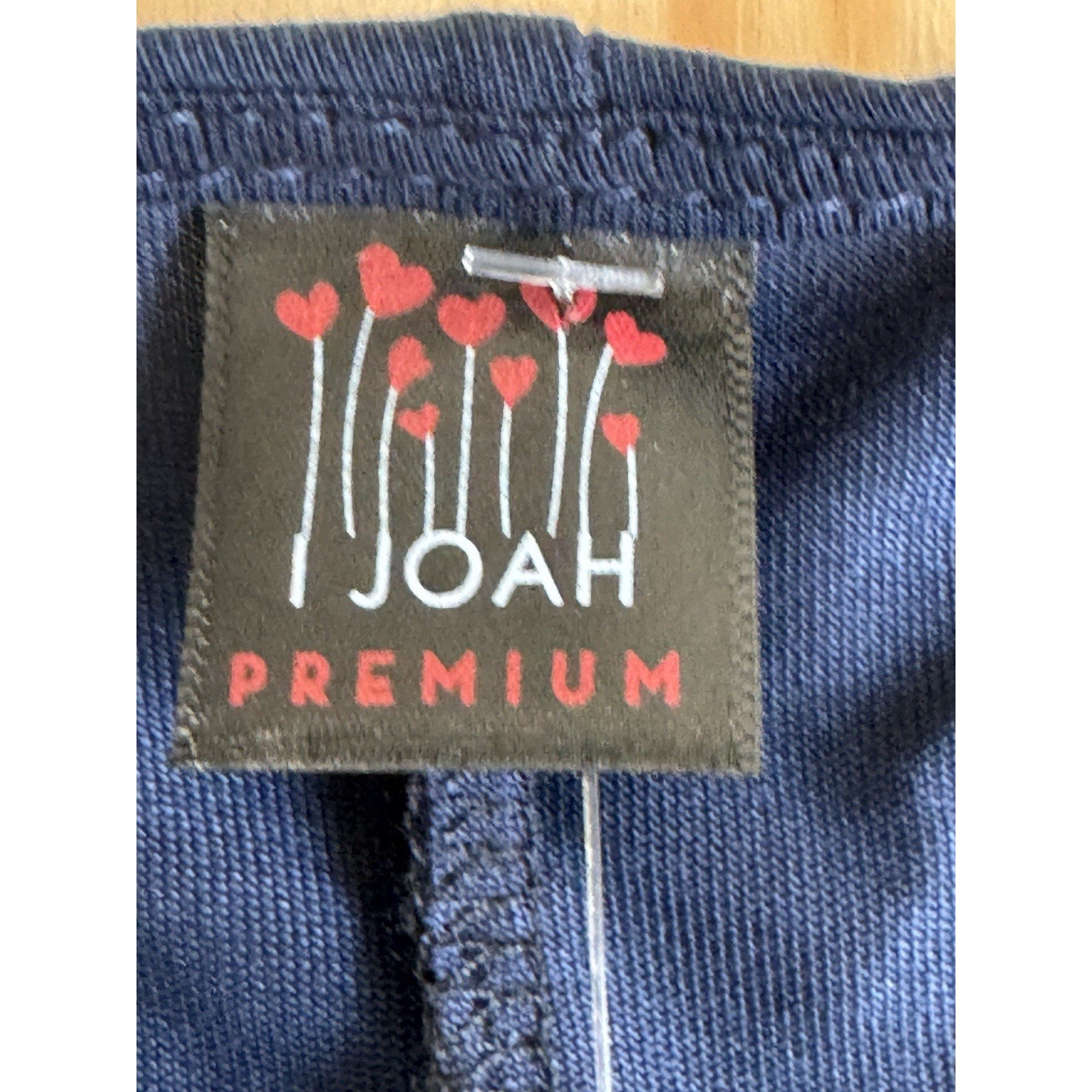 I jOAH Navy Short Sleeve Open Front Kimono Cardigan Small Oversized Small NWT