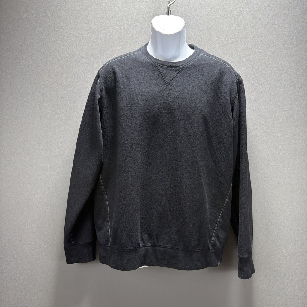 Eddie Bauer Men's Black Crew Neck Pullover Long Sleeve Casual Active Sweater L