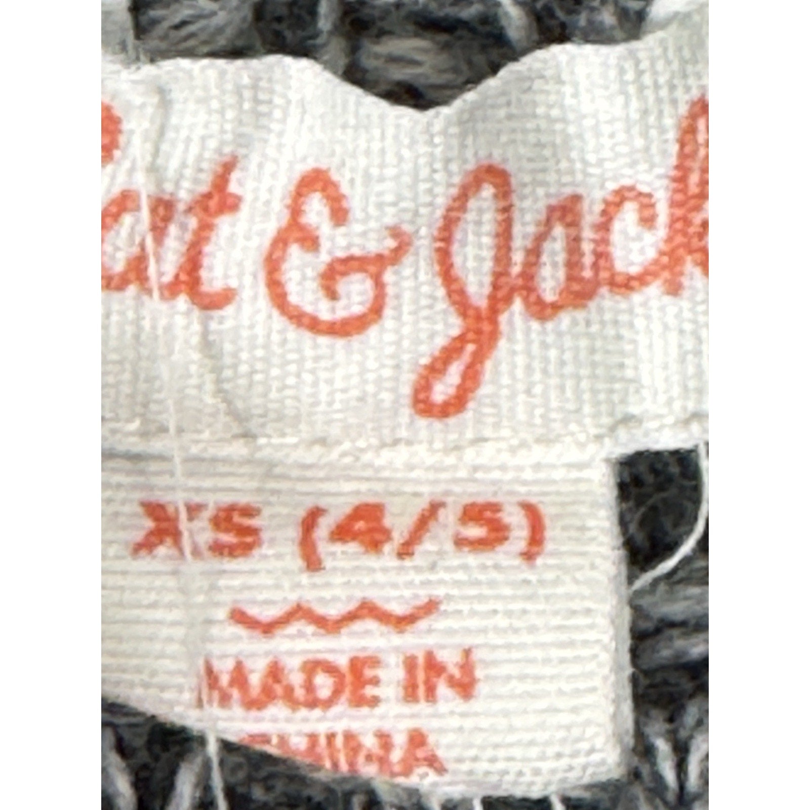 Cat & Jack Boys Size XS (4/5) Gray Shawl Collar Cable Knit Cardigan Sweater