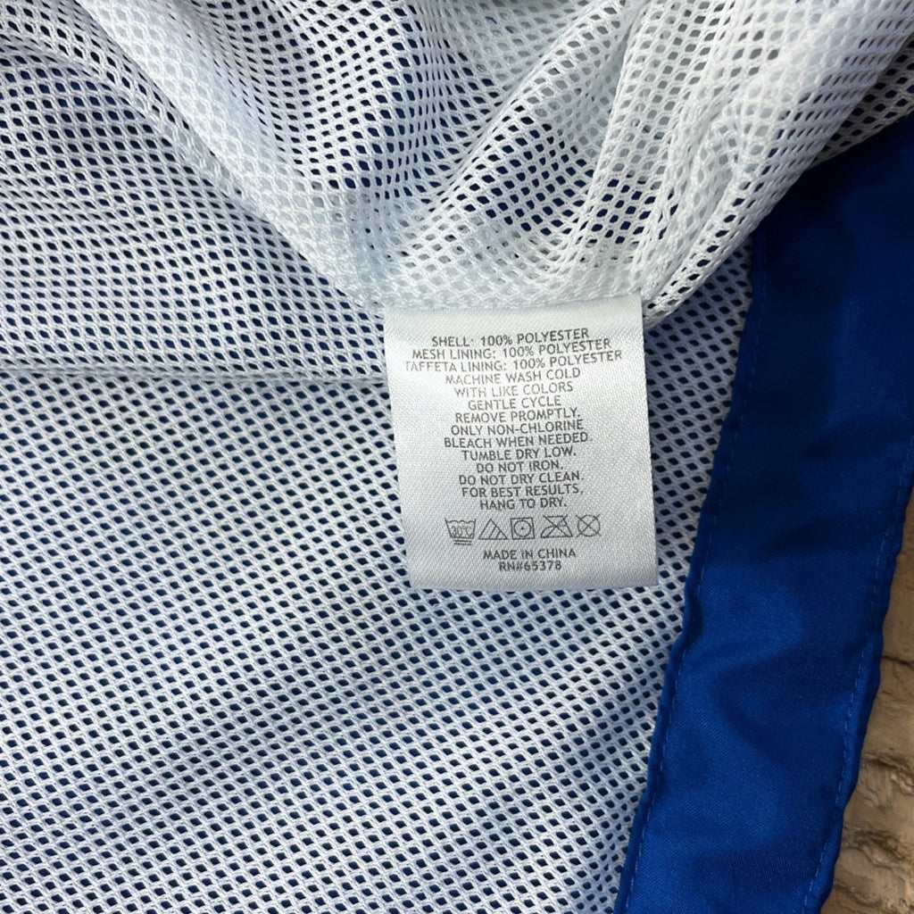 Augusta Sportswear Men V-Neck Pullover Windbreaker Jacket XL Blue