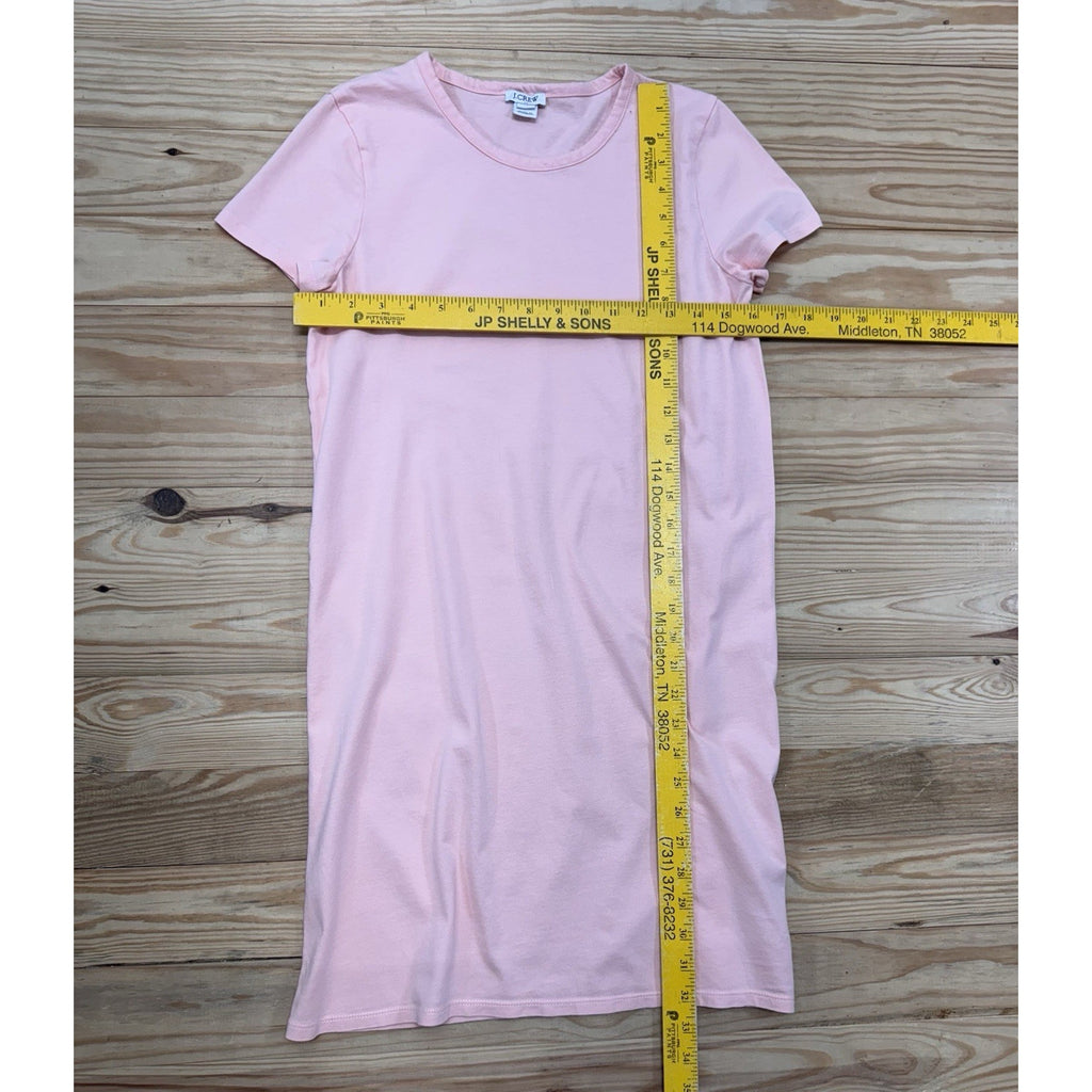 J Crew Peach Pink Short Sleeve T-shirt Dress Women’s Size X-Small