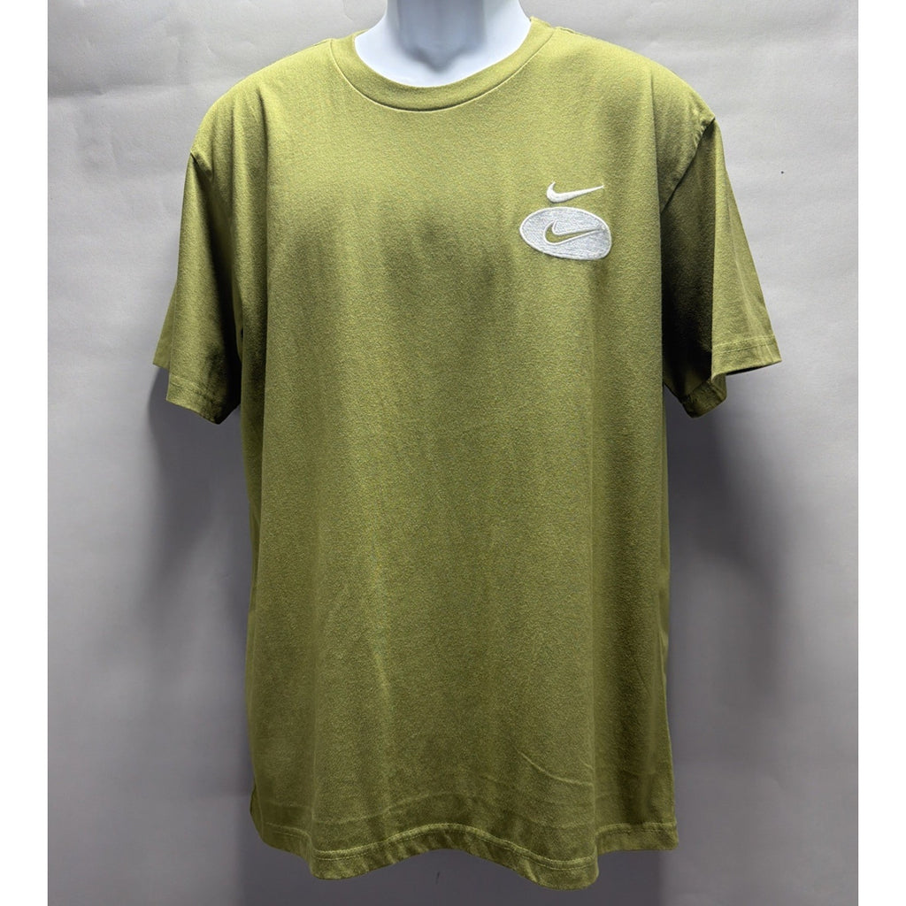 Men’s Nike Sportswear Swoosh League Crew Neck T-Shirt Green Size XL