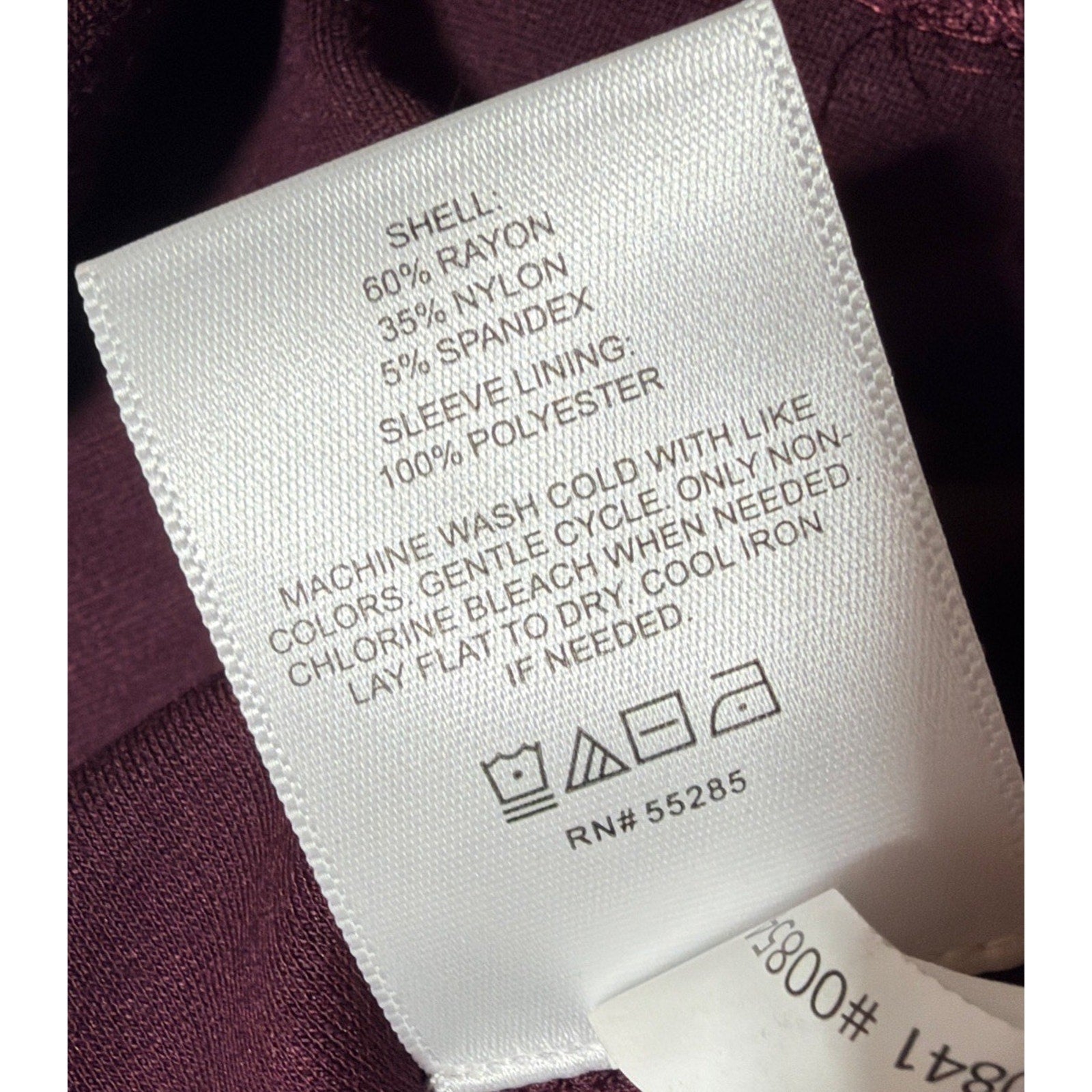 Express XS Woman's Eggplant Purple Lined Short Sleeve Career Work Dress