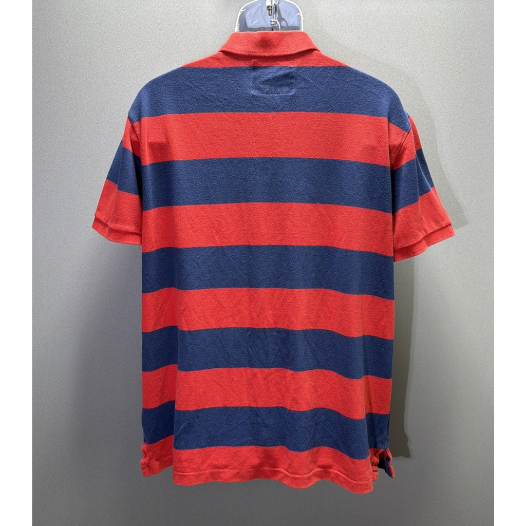 Y2K VTG Ralph Lauren American Living Rugby Polo Shirt Striped Preppy XL