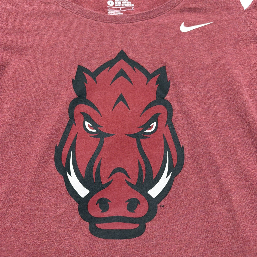 Arkansas Razorback Nike Women's Size L Graphic Tee Short Sleeve Excellent