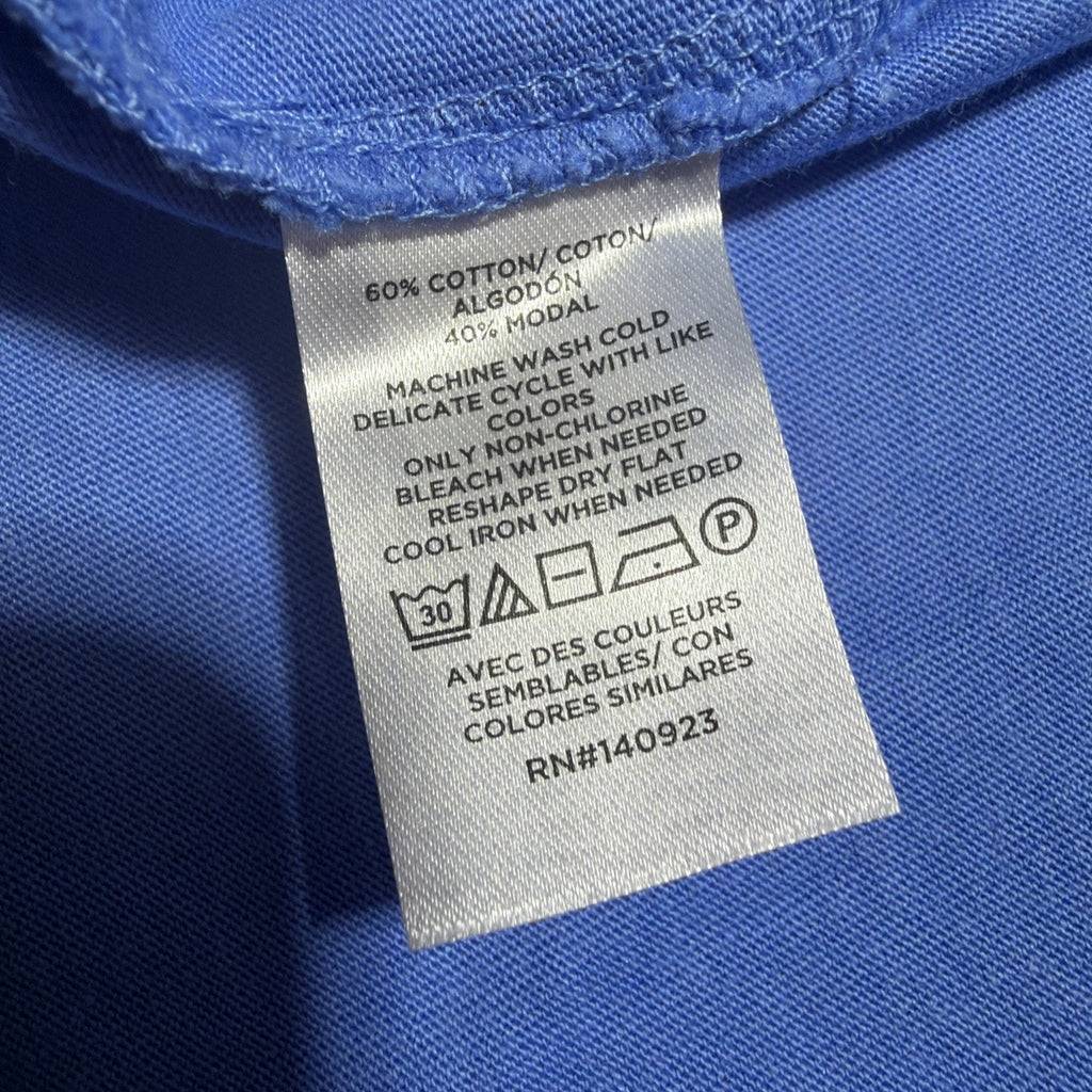 LOFT-Modern Wedge Tee-Size XS Blue