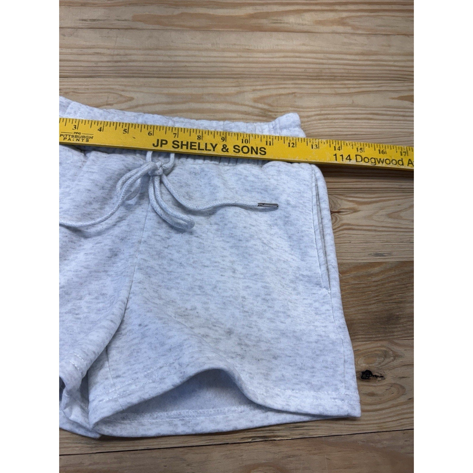 Better Together Gray Heather Drawstring Shorts With Pockets Junior Women’s XS