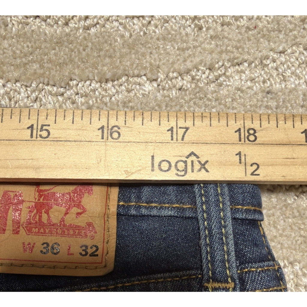 Levi’s 512 Slim Taper Stretch Denim Jeans Men’s Size 36x32 NWT