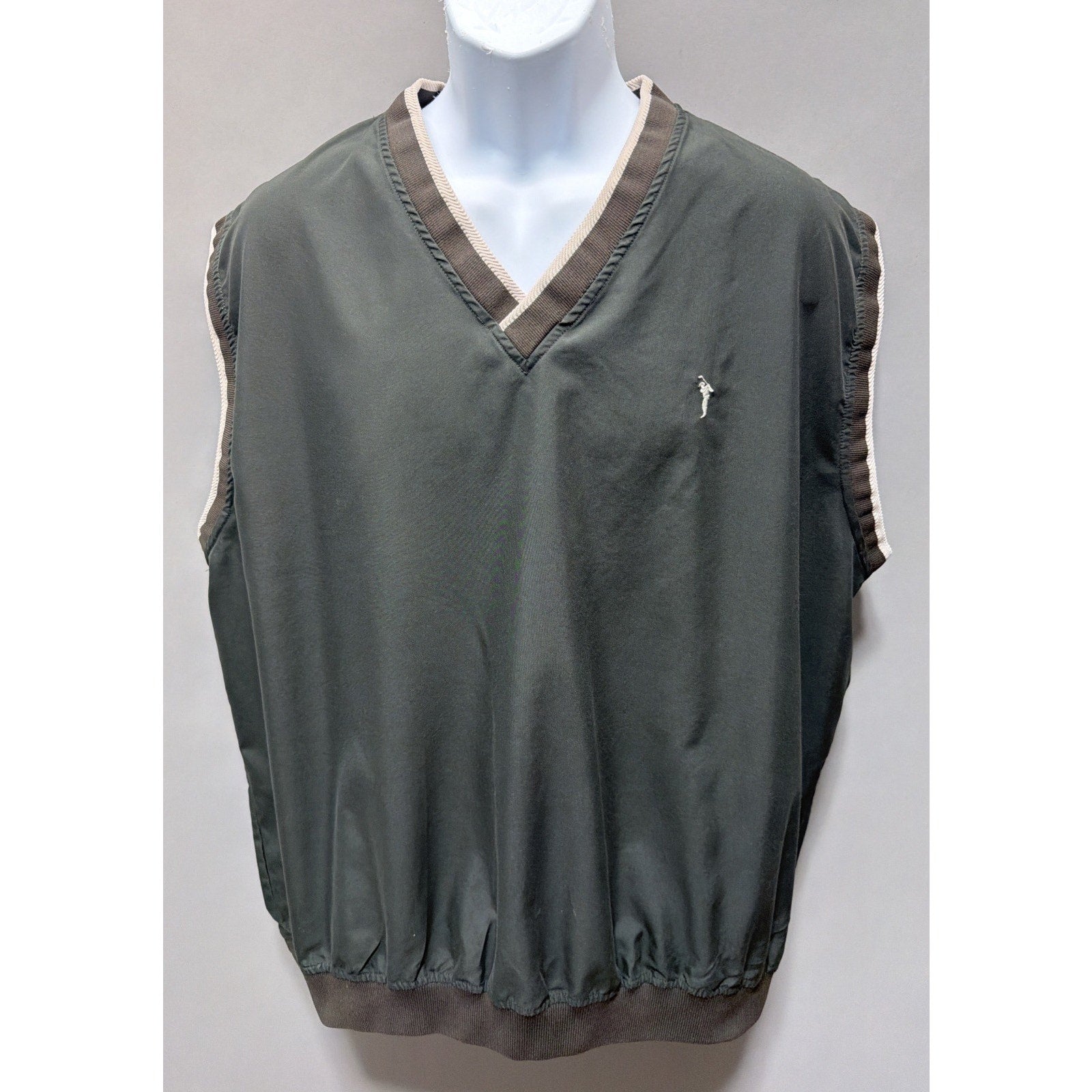 Austin Golf Tour Collection Vest Mens XL Windbreaker V Neck