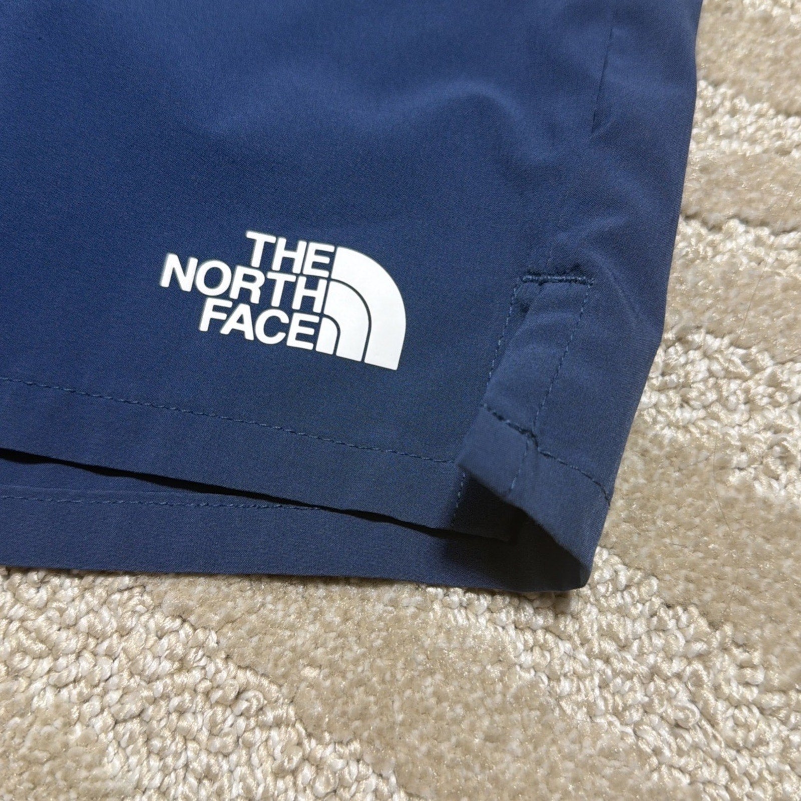 Mens M The North Face Wander Running Hiking Active Shorts - Blue