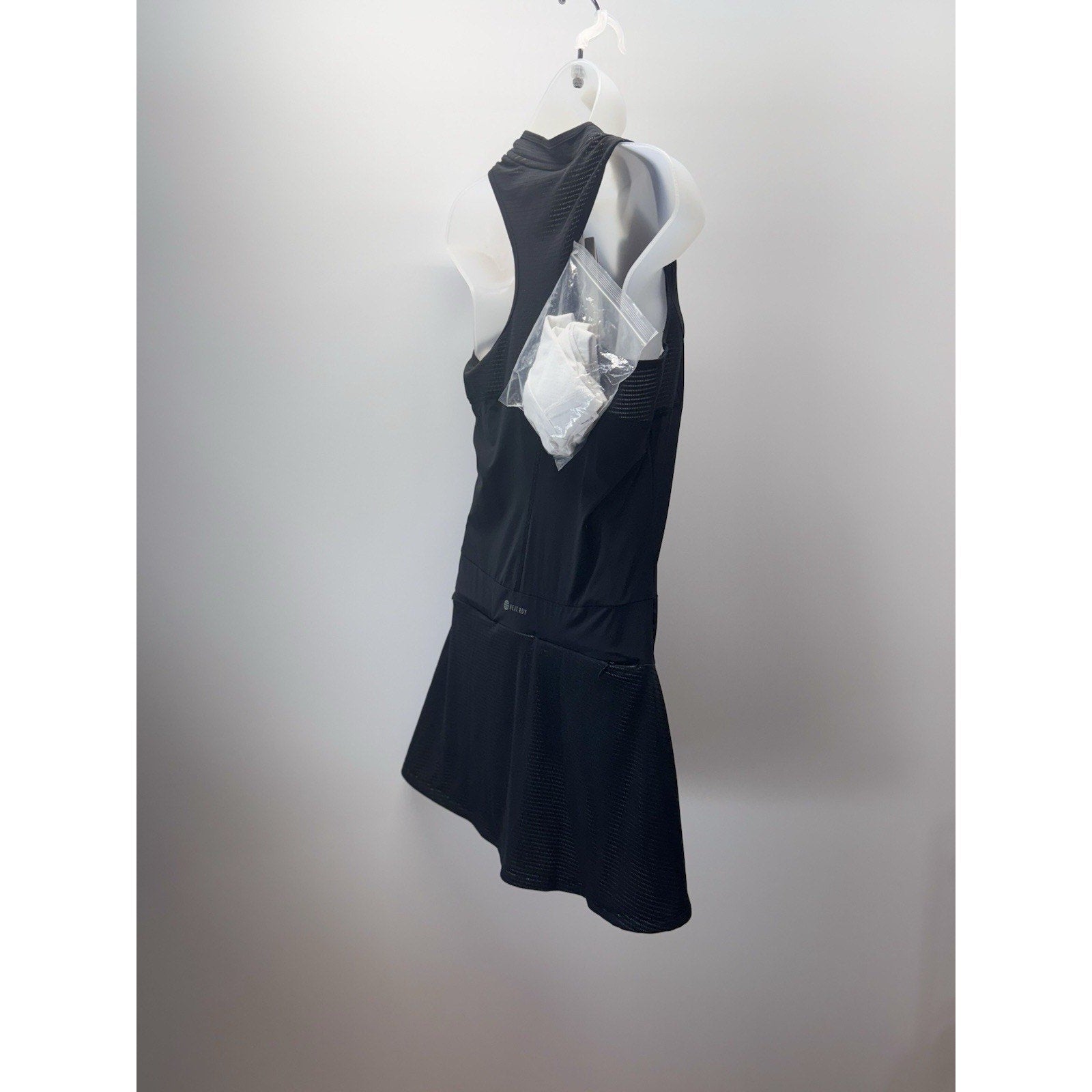 Adidas Sport HEAT.RDY Golf V-Neck Racerback Dress Womens Small Black