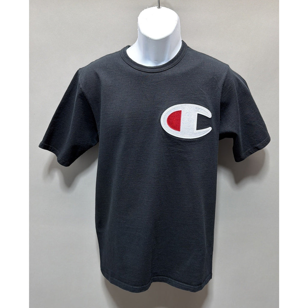 Vintage Champion Embroidered Big C Logo Men's T-shirt size Medium