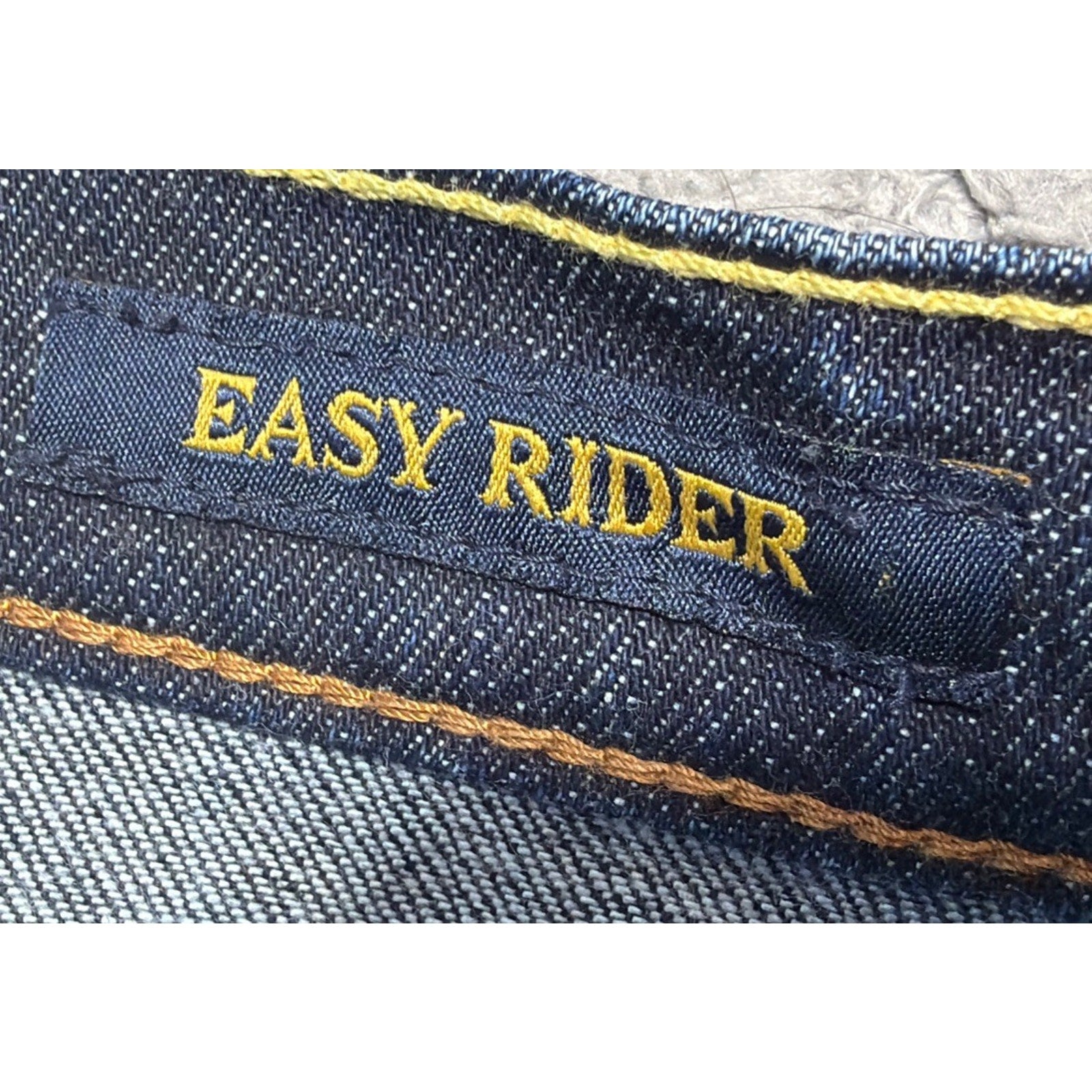 Women's Lucky Brand Easy Rider Demin Blue Jeans Size 4/27 Measure 30x35