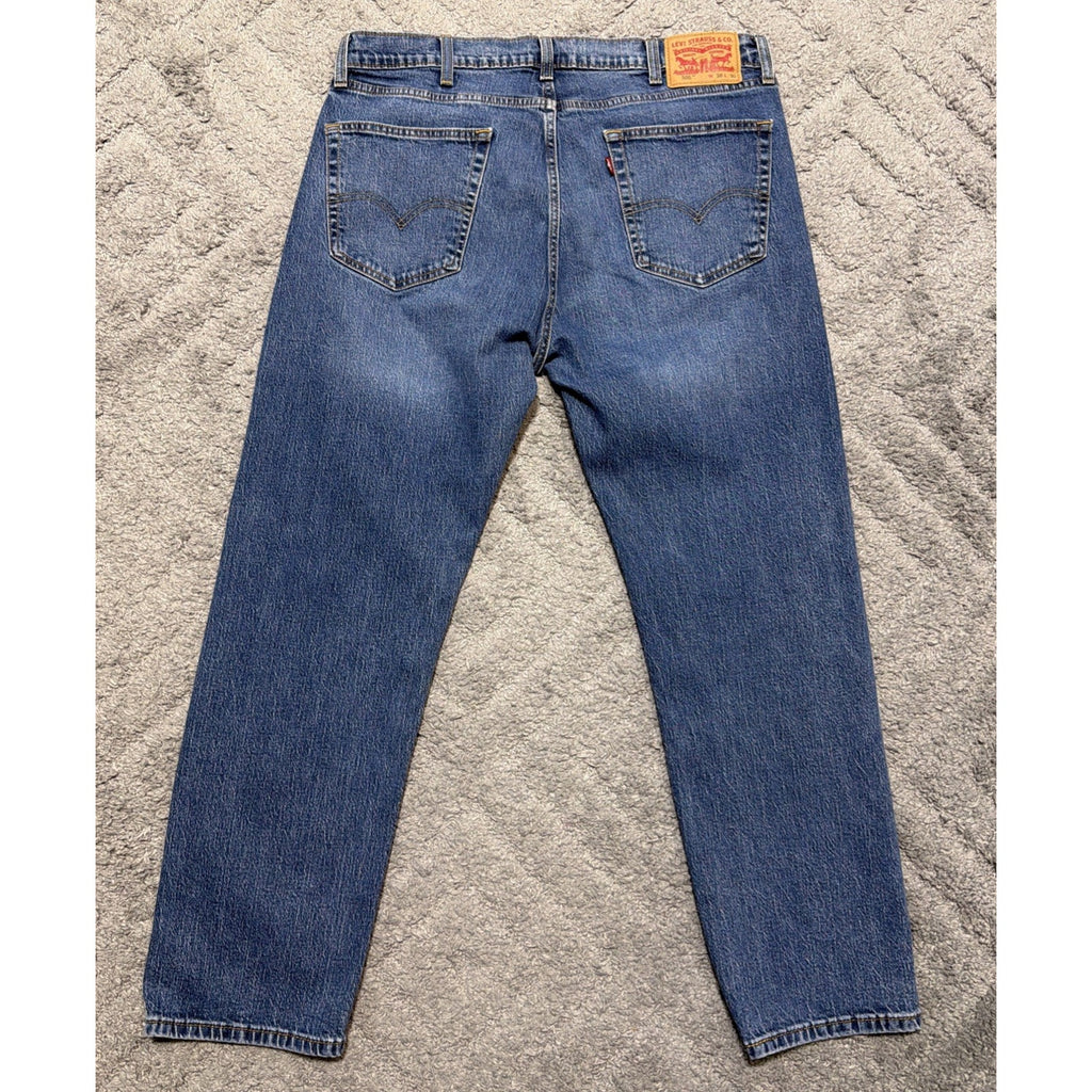 Levis Jeans Mens 38x30 Blue 505 Straight American Workwear Medium Denim