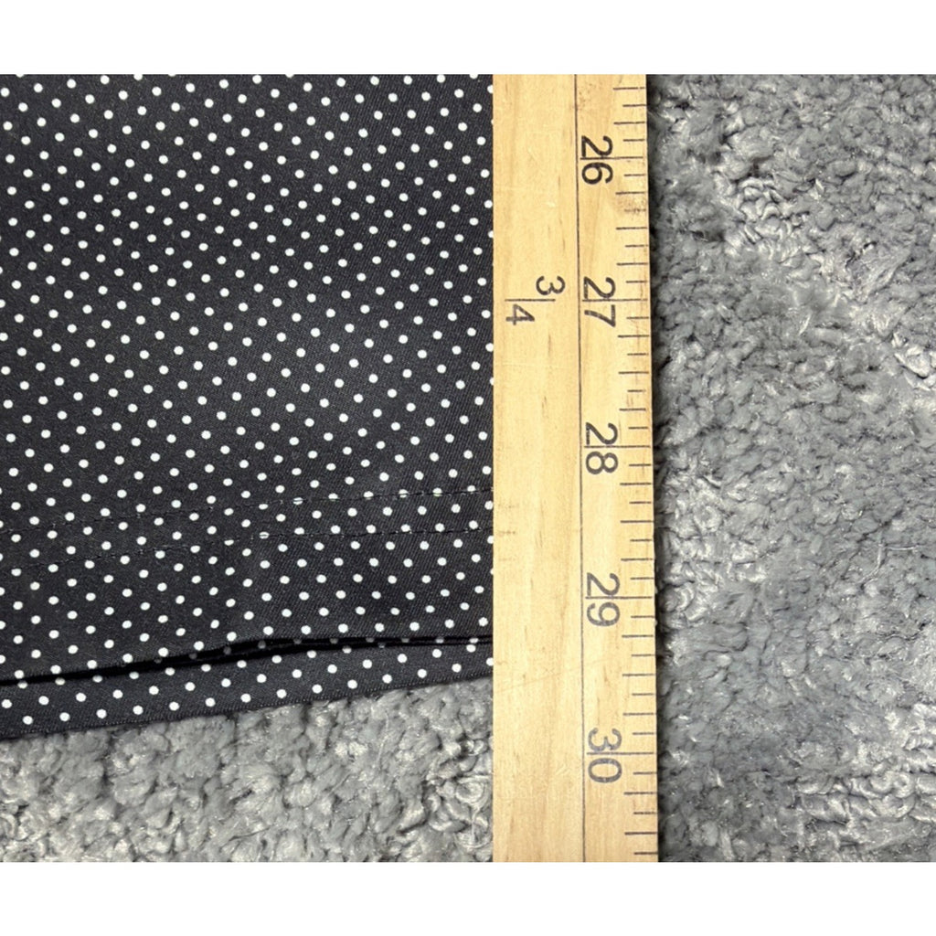 Sag Harbor Sport Activewear Pants Womens 1X Black Polka Dot Elastic Waist New