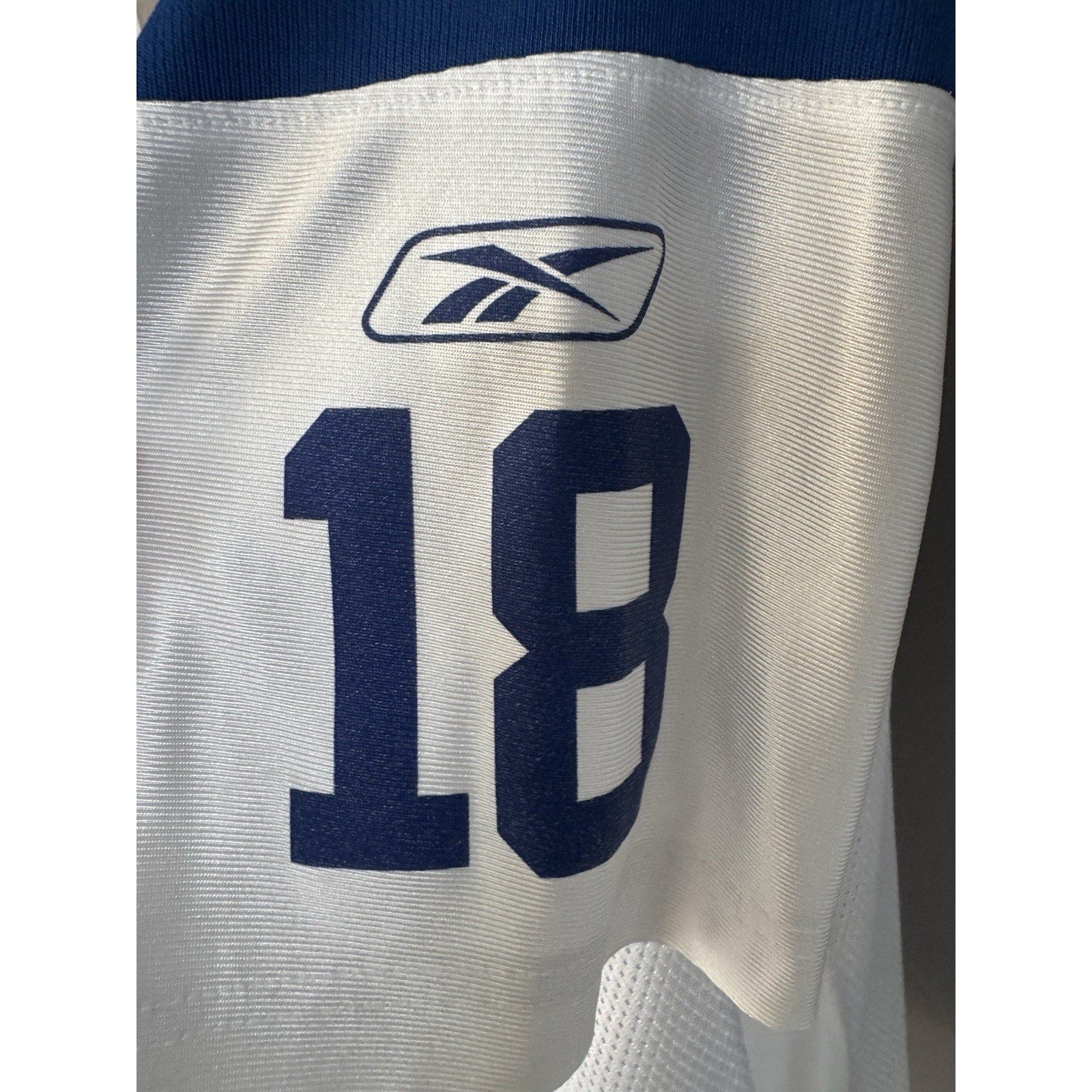 Vintage Peyton Manning Jersey NFL Indianapolis Colts Reebok On Field Men’s Sz XL
