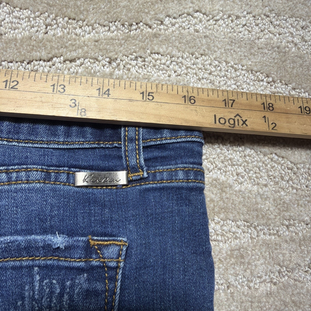 Kancan Jeans Women's Vienna Leopard Skinny Ankle Cut 31709 Size 13/30