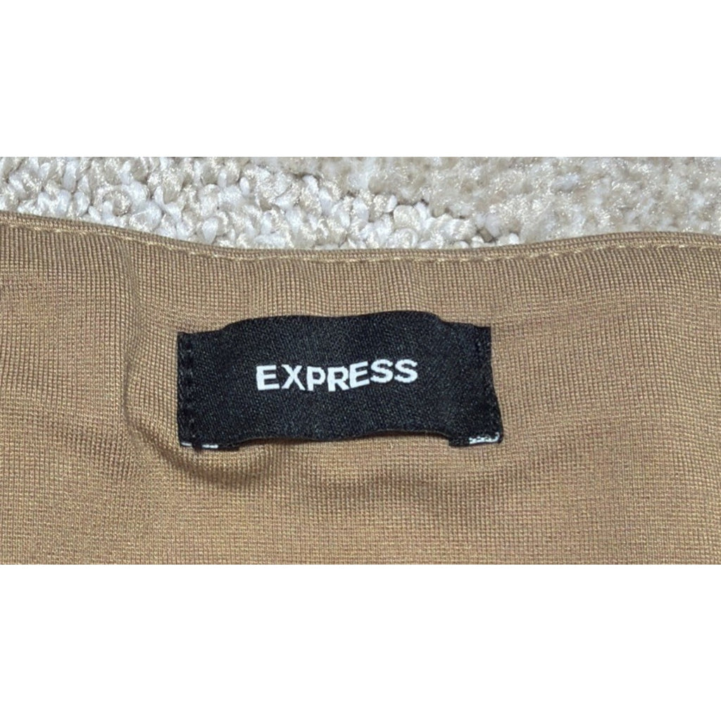 Express Women's Ponte Pant Plus Size XXL Pecan High Rise NWT