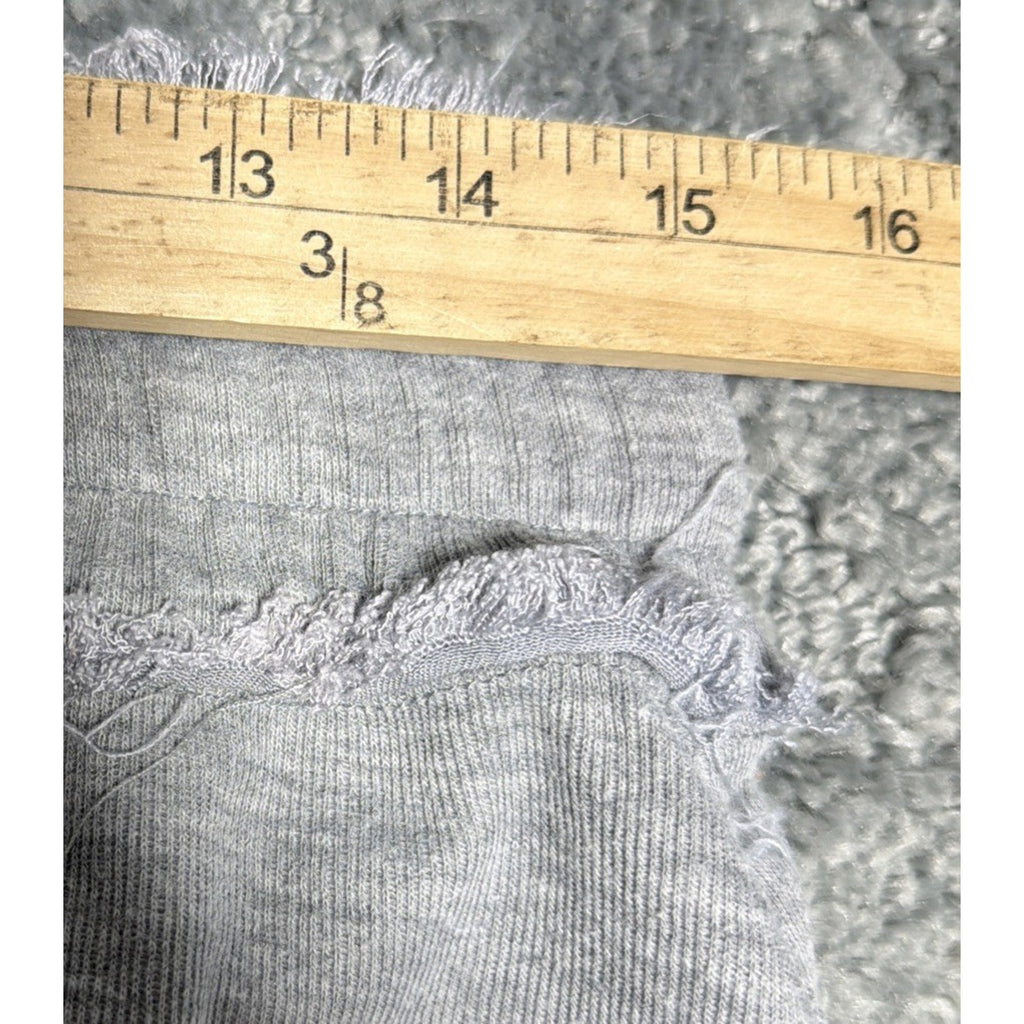 Flawless Brand Raw Hem Gym Leisure Casual High Rise Shorts Size Large Gray