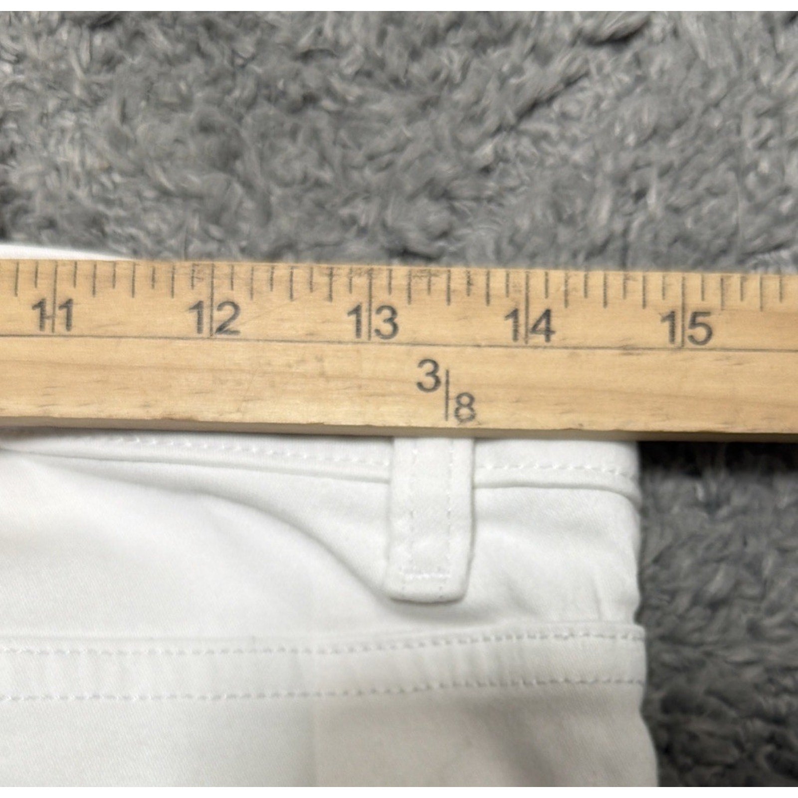 Michael Kors White Izzy Skinny Denim Jeans Womens Size 4 Designer Preppy Casual