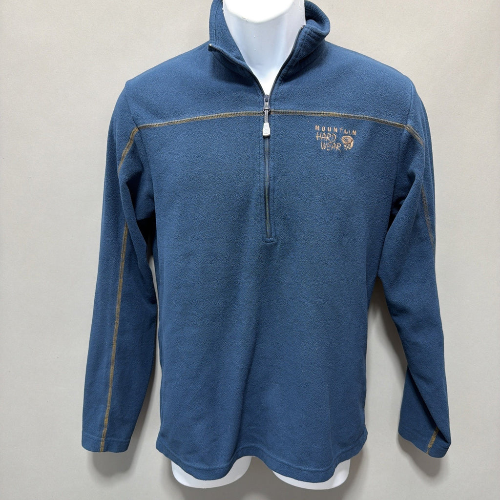 Mountain Hardwear Polartec Fleece Pullover 1/4 Zip Blue Mens Small
