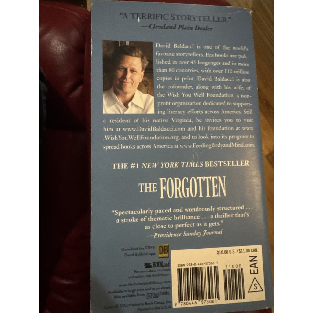 The Forgotten (John Puller Series) - Hardcover By Baldacci, David - VERY GOOD
