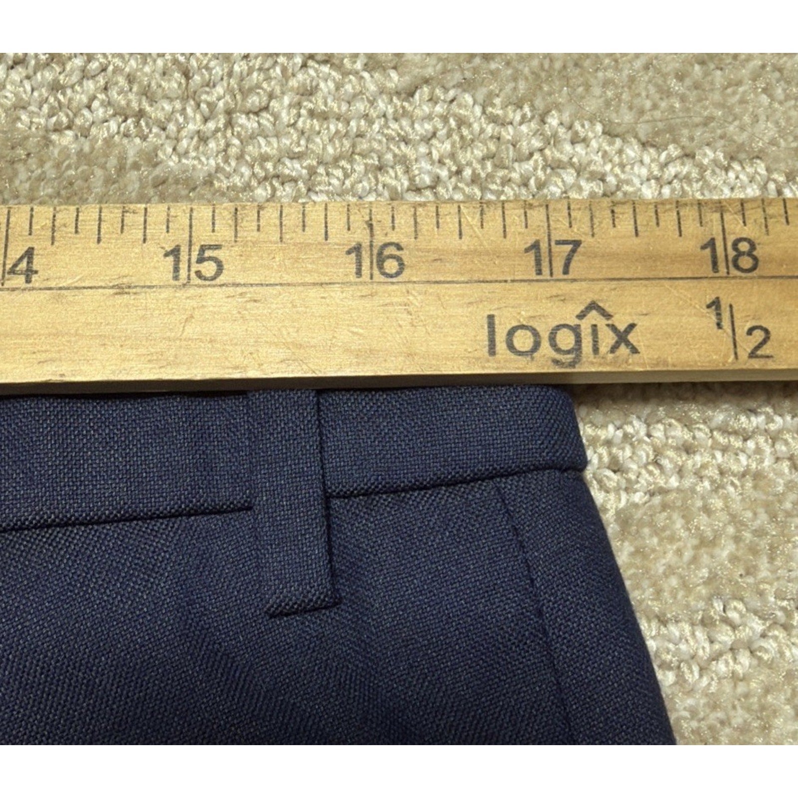 Jos A Banks 1905 Suit Separates Tailored Fit Pant Blue Size 34x30