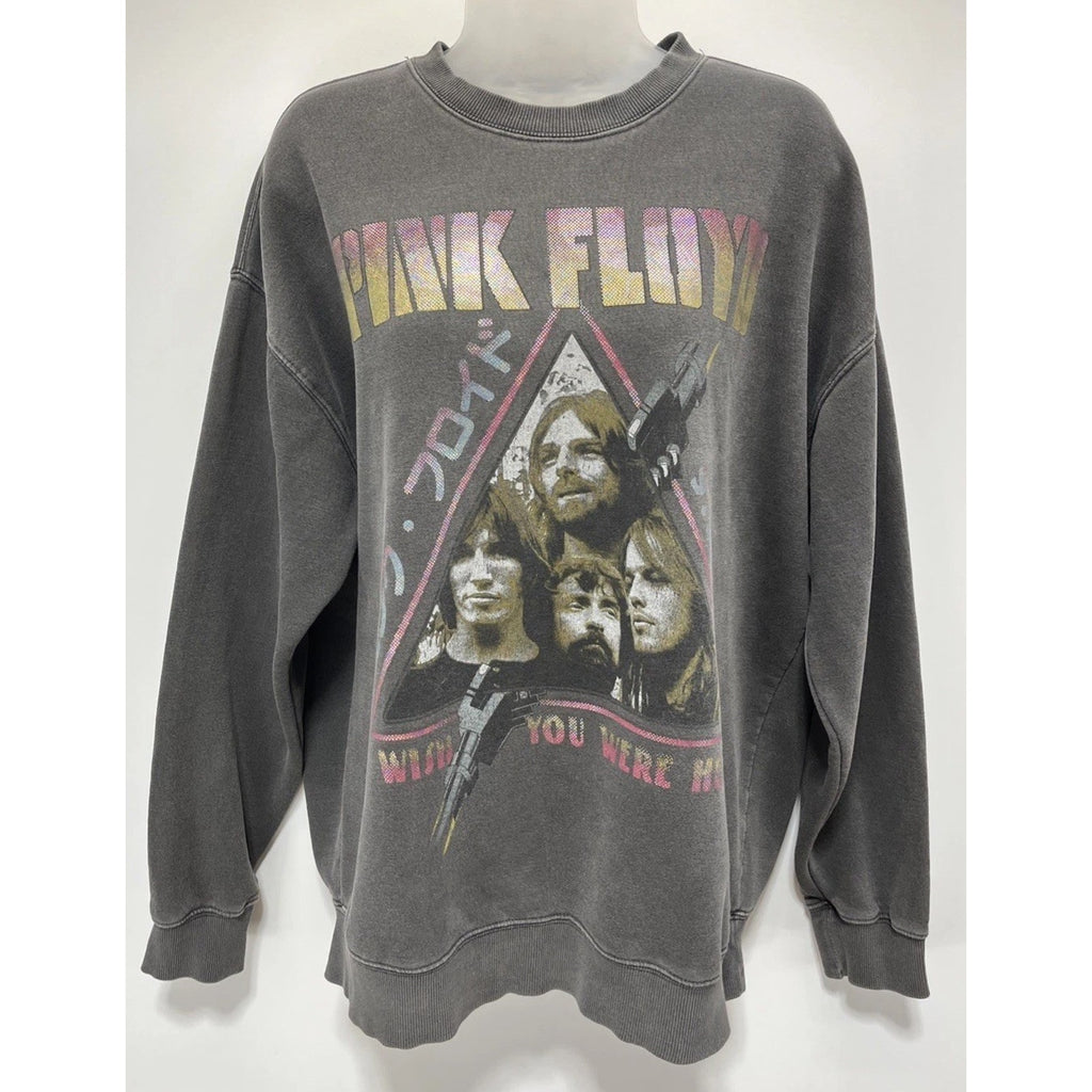 Buckle Goodie Two Sleeves Pink Floyd Oversized Sweater Size Medium