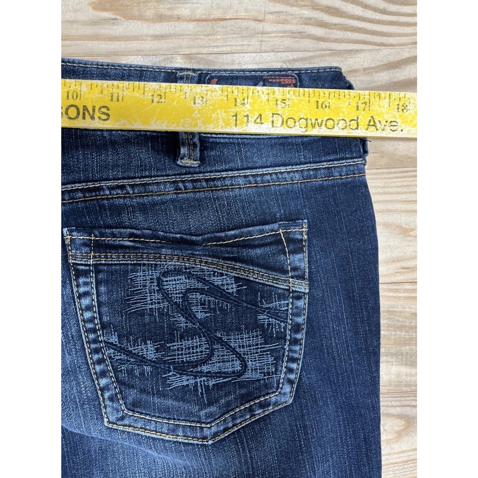 SILVER AIKO BOOTCUT WOMENS 31 WAIST 31 LEG MEDIUM DRK BLUE