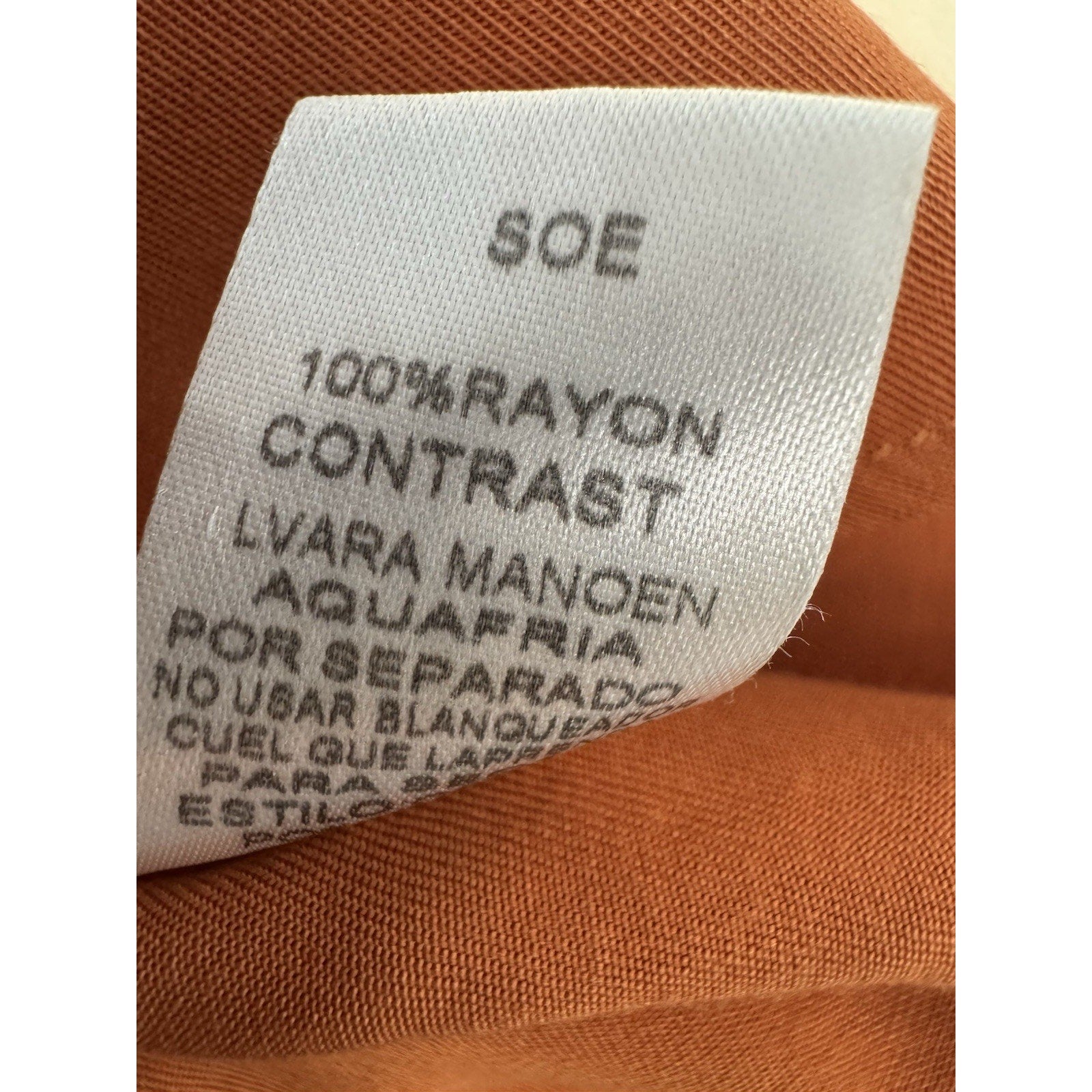 Kori America Orange Babydoll Dress S Boho Puff Sleeve Button Front Tunic Mini