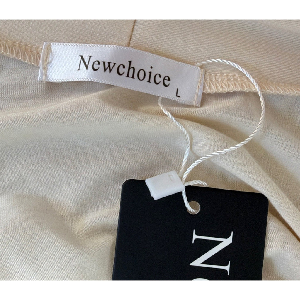 Newchoice Open Front Lightweight Long Sleeve Cardigan Duster Yellow Size L NWT