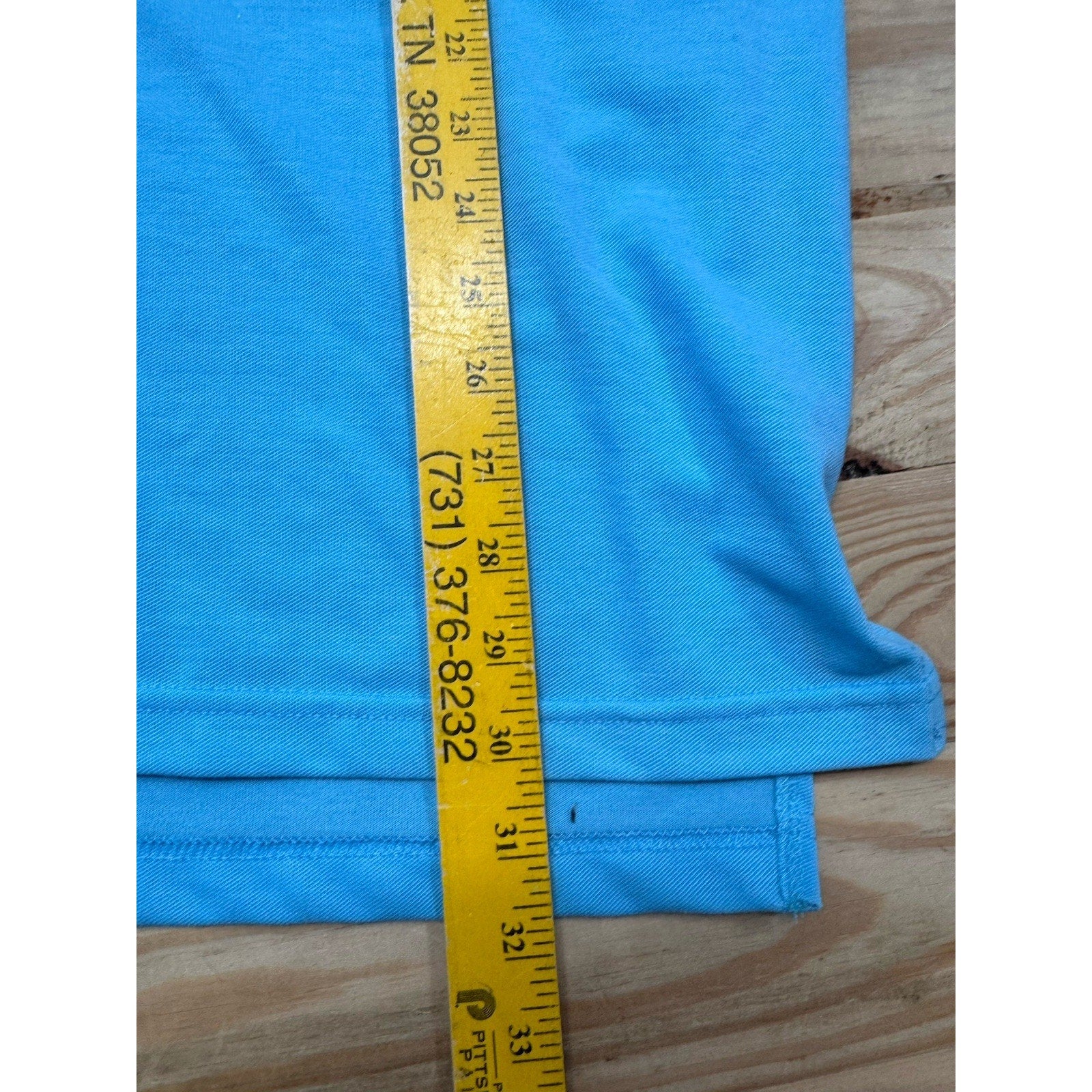 F/X Fusion 3 Button Rugby Polo Size Men’s 2XL Moisture Wicking Sea Blue