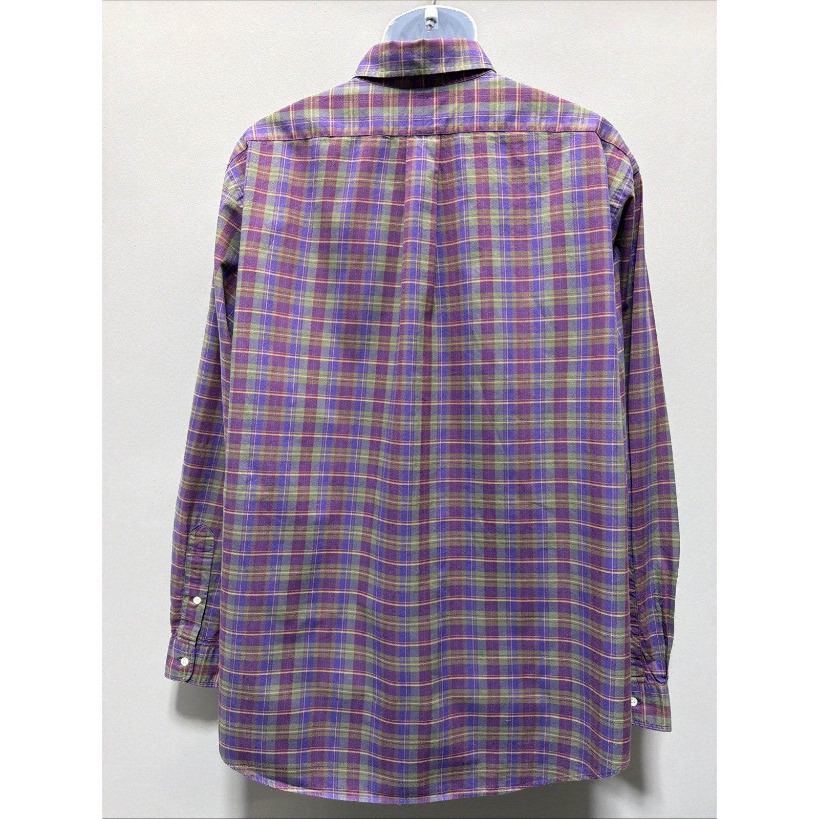 Polo Ralph Lauren Classic Fit Shirt Men XL Purple Casual Preppy Button Down