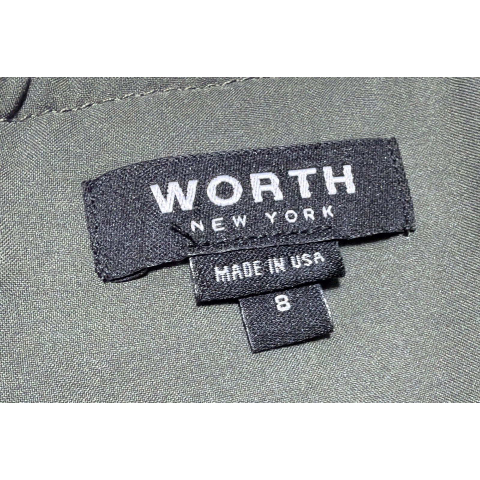 Worth New York Womens Gray Lined Sleeveless Knee Length Dress sz 6 Stretch USA