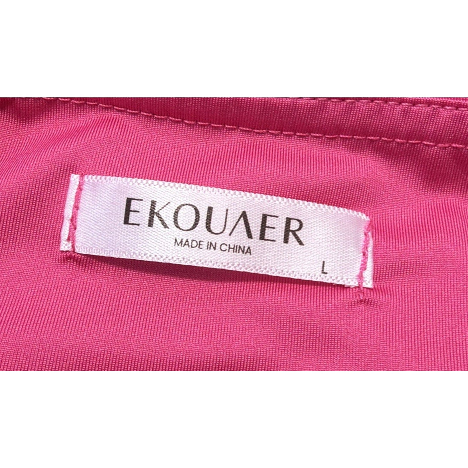 Ekouaer Skort Women’s L Pink Tennis Golf Athletic Pullon Lined Skirt Shorts