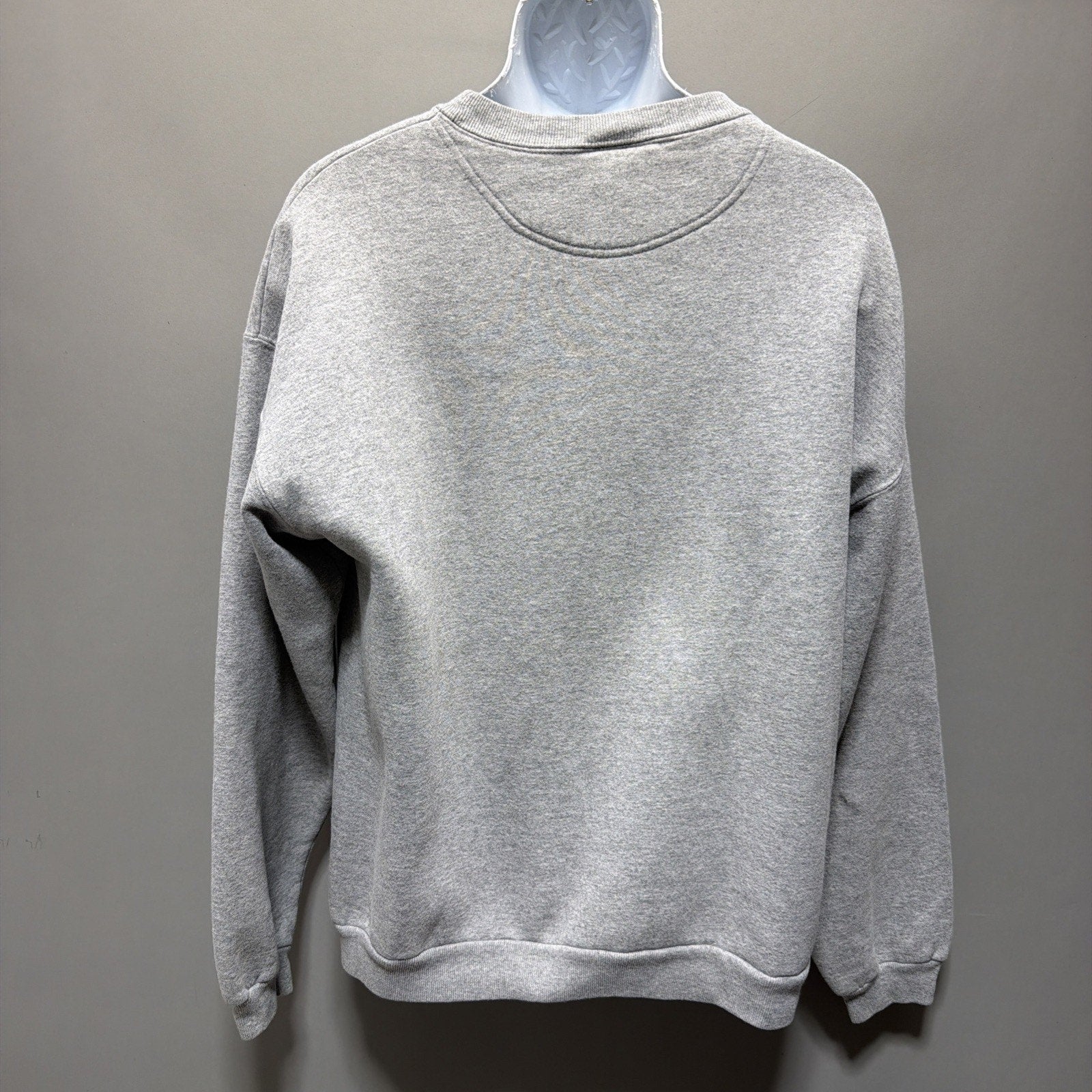 Vintage Bulldogs Crewneck Sweatshirt Mens L Gray Spike Sports Embroidered 1990’s
