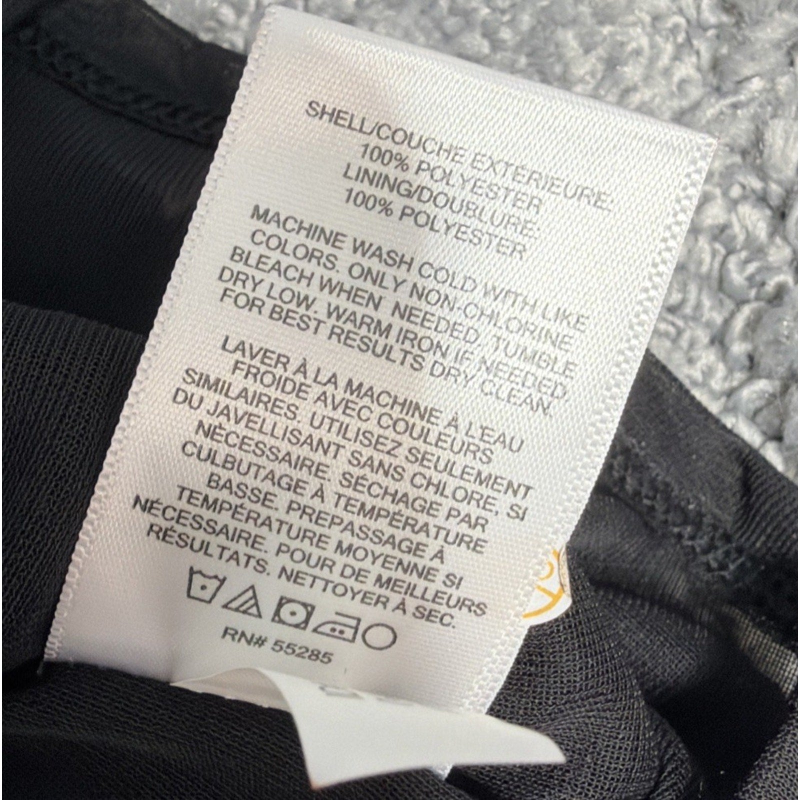 EXPRESS Black Floral Crochet Semi-Sheer Lined Casual Top Women's XS New