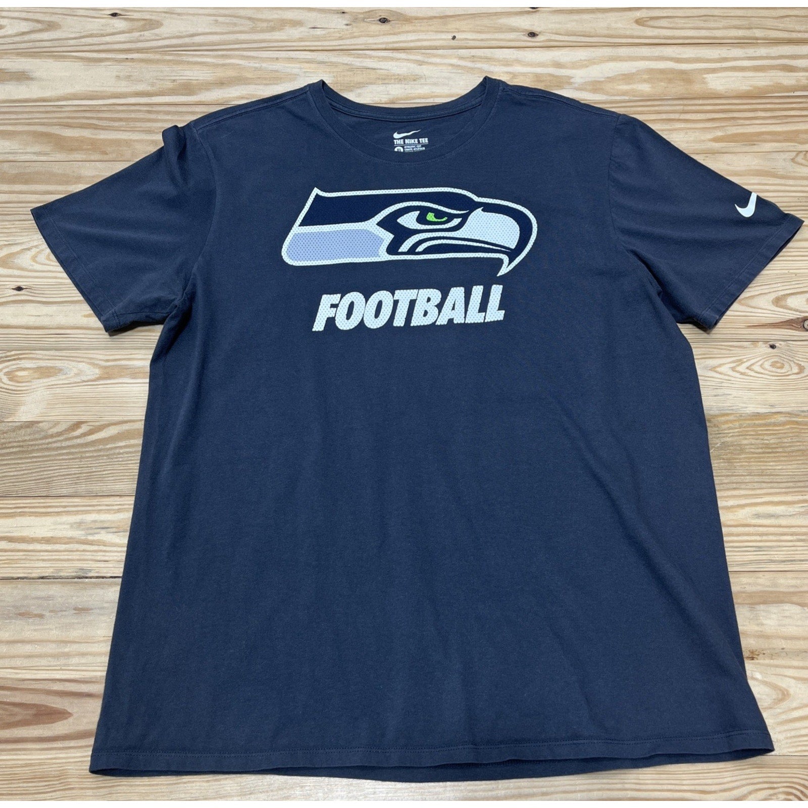 Nike NFL Team Apparel Nike Tee Athletic Cut Gray Seattle Seahawks Men’s XL