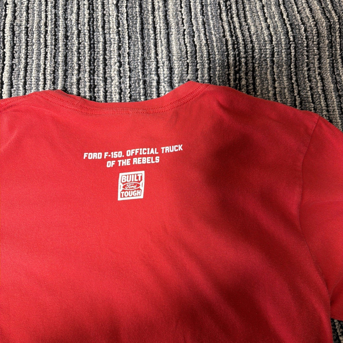 Ole Miss Shirt Adult L Red "MS BONAFIDE TOUGH" Ford F150 Concert Tee