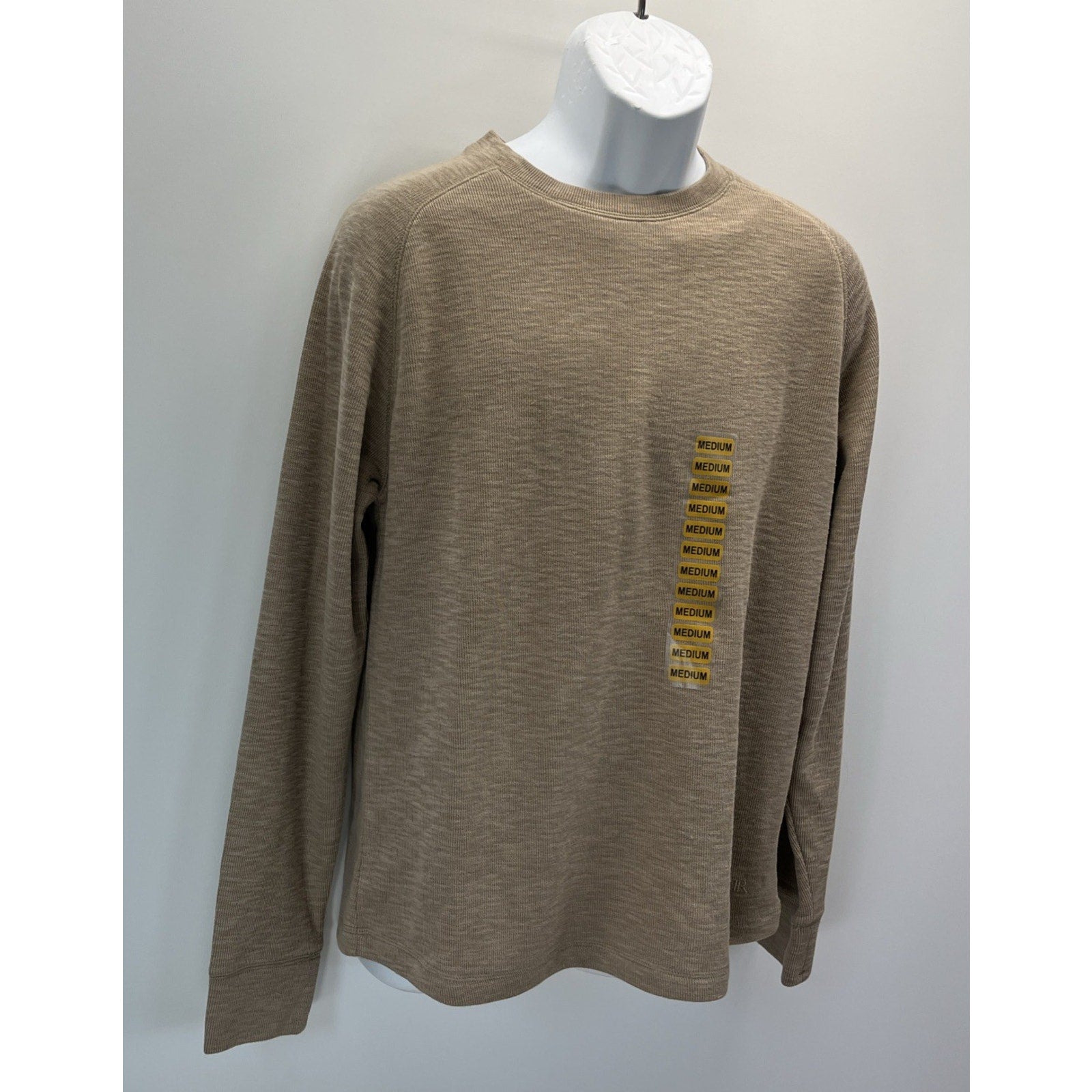 Banana Republic Men's Double Knit Long Sleeve Crewneck Shirt Medium