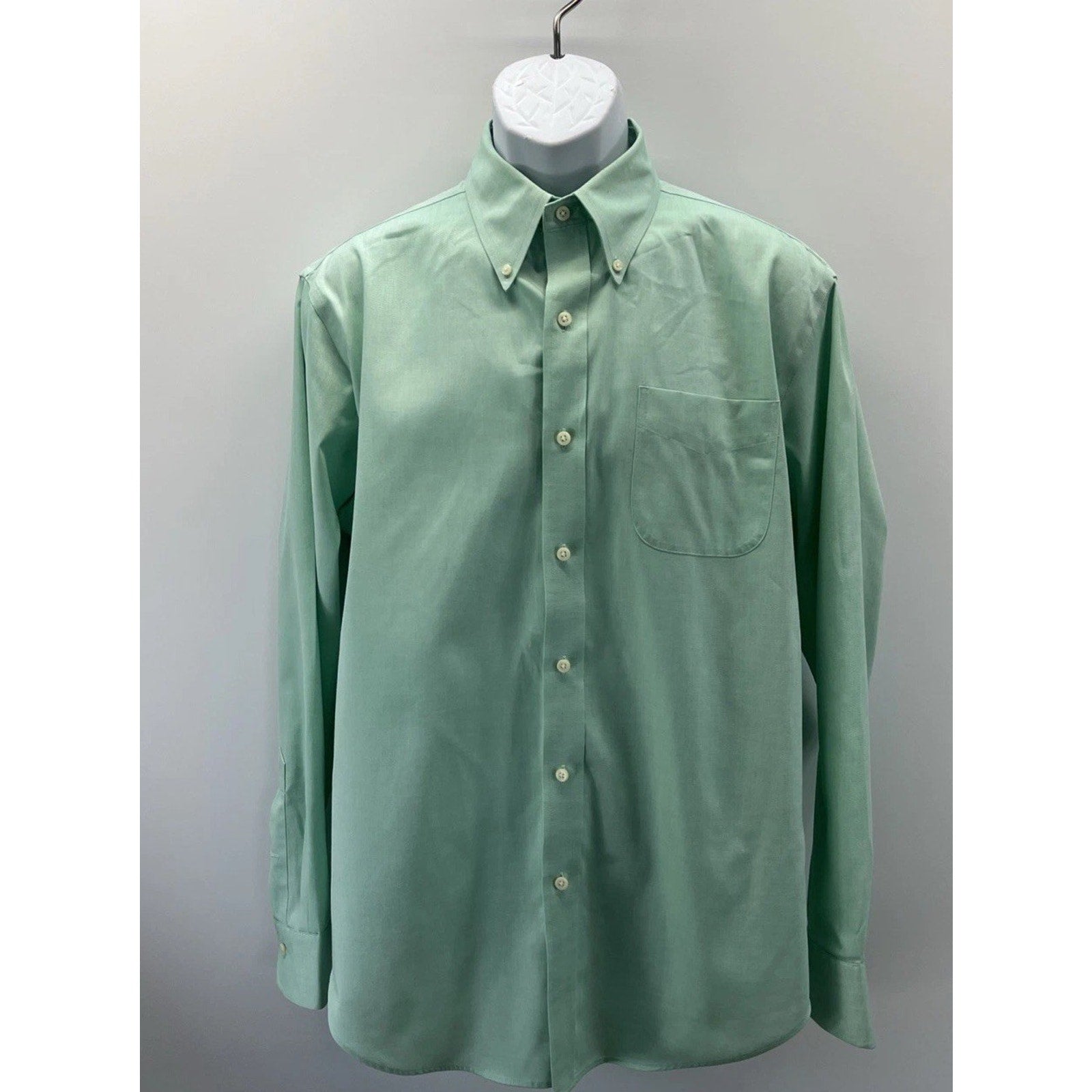 Lauren Ralph Lauren Shirt Mens 16.5 34/35 Classic Non Iron Button Up Long Sleeve