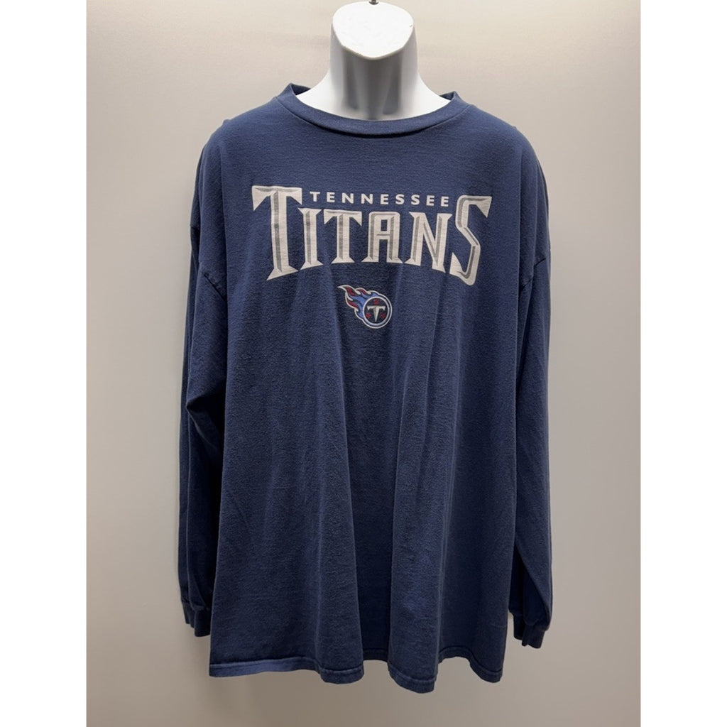 Vtg. Tennessee Titans Longsleeve Crew Neck T-Shirt Men’s 2XL Helmet Sleeve
