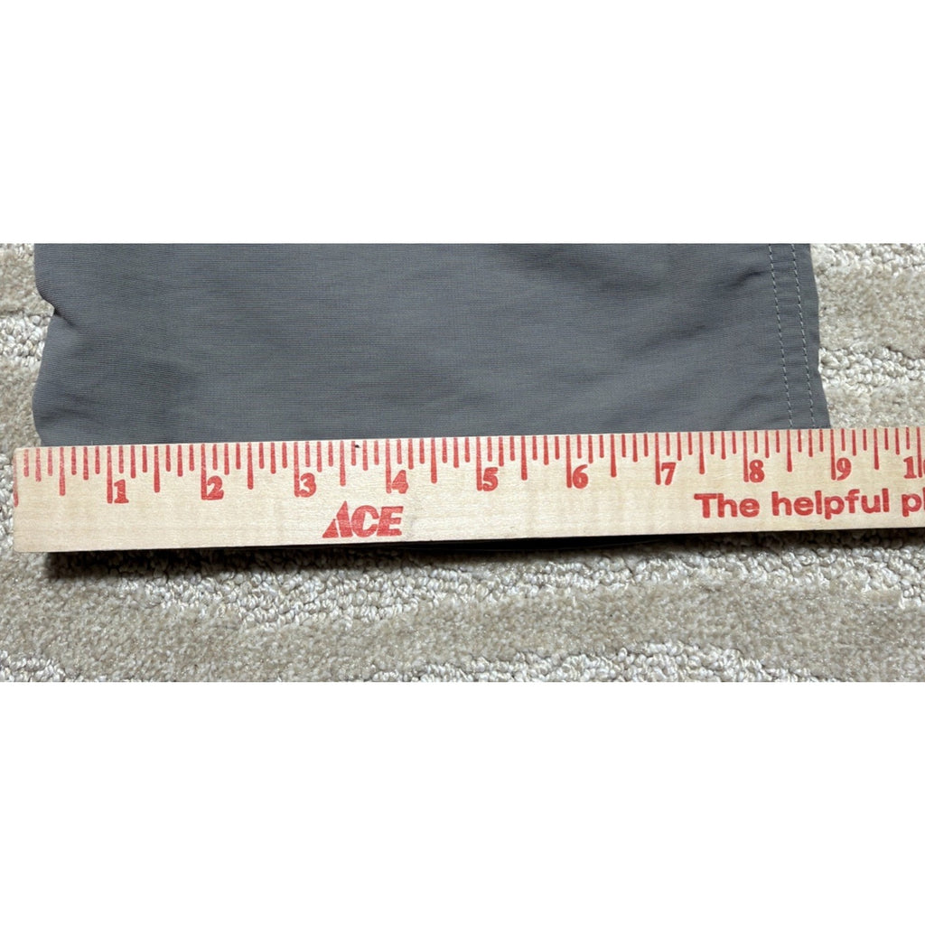 The North Face Hiking Pants Convertible Zip Off Shorts Gray Women's 8 Excellent