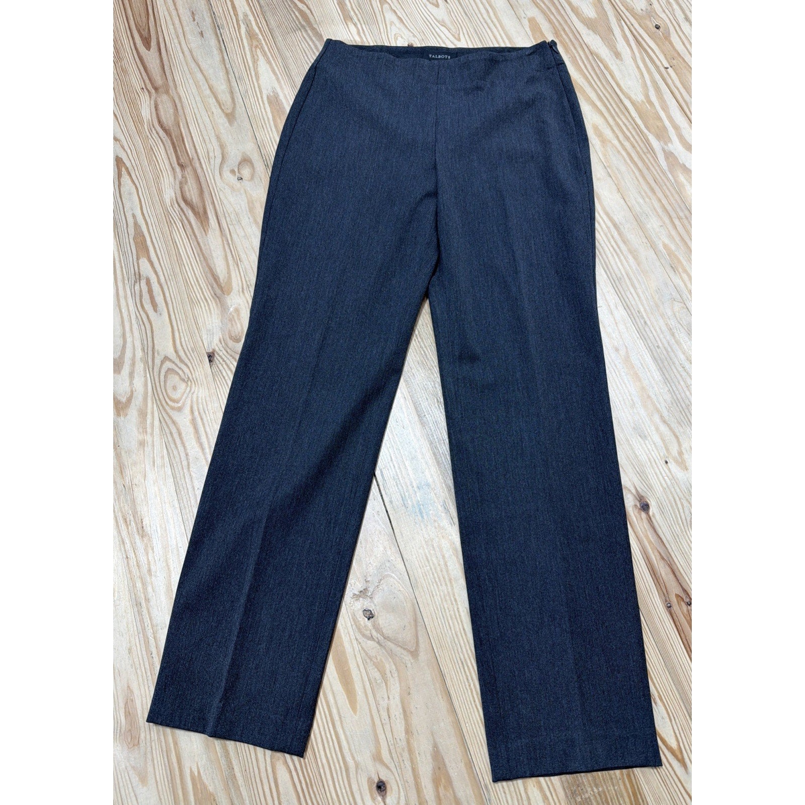 Talbots Heritage Straight Leg Dress Pants Womens Size 6 Gray 30x30
