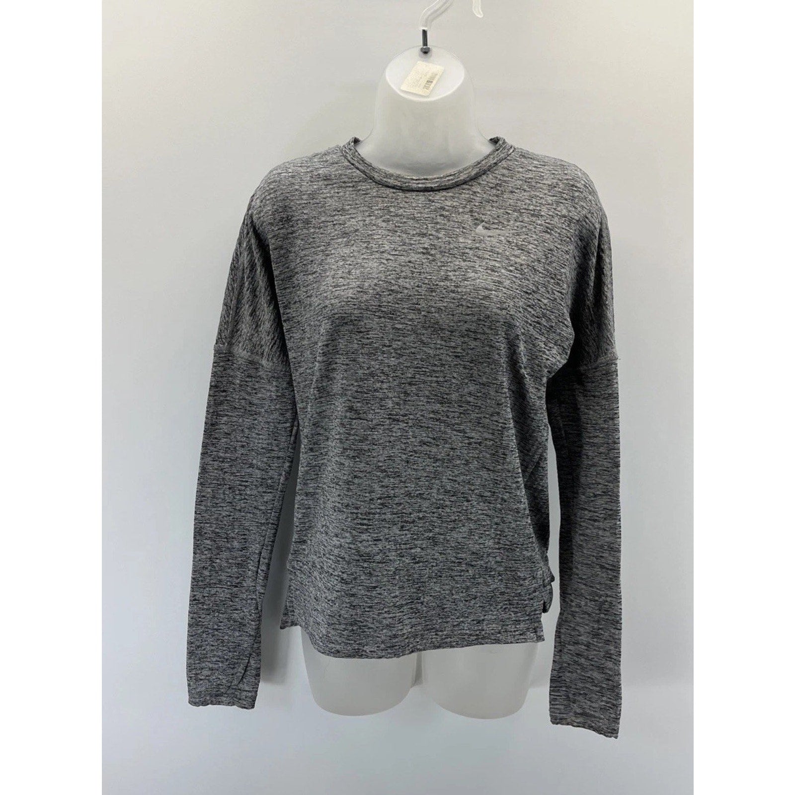 Nike Womens Therma Sphere Element Crewneck Running Top - Heathered Grey -XS