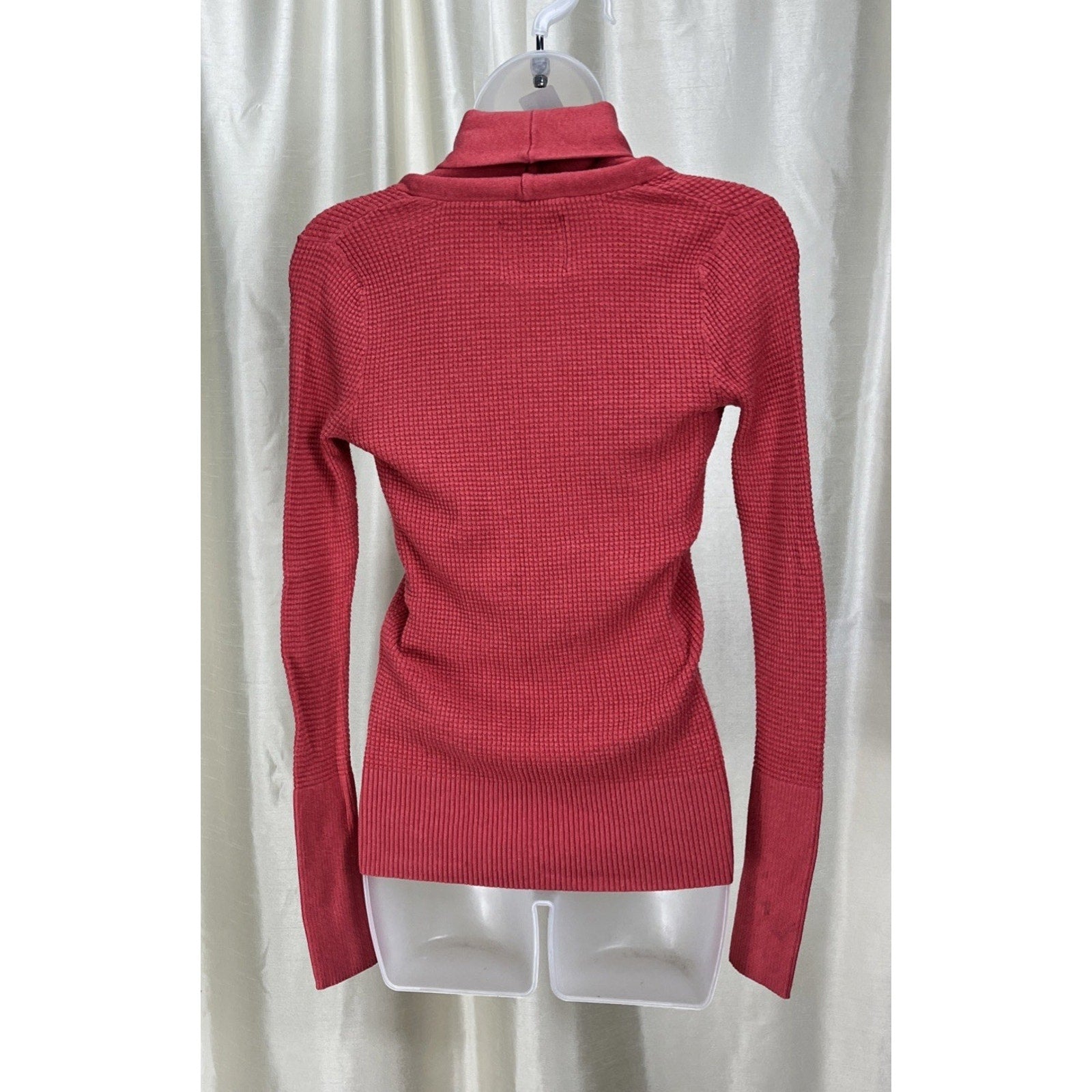 American Eagle Cardigan Women's M Button Up Pockets Shawl Neck Coral Pink