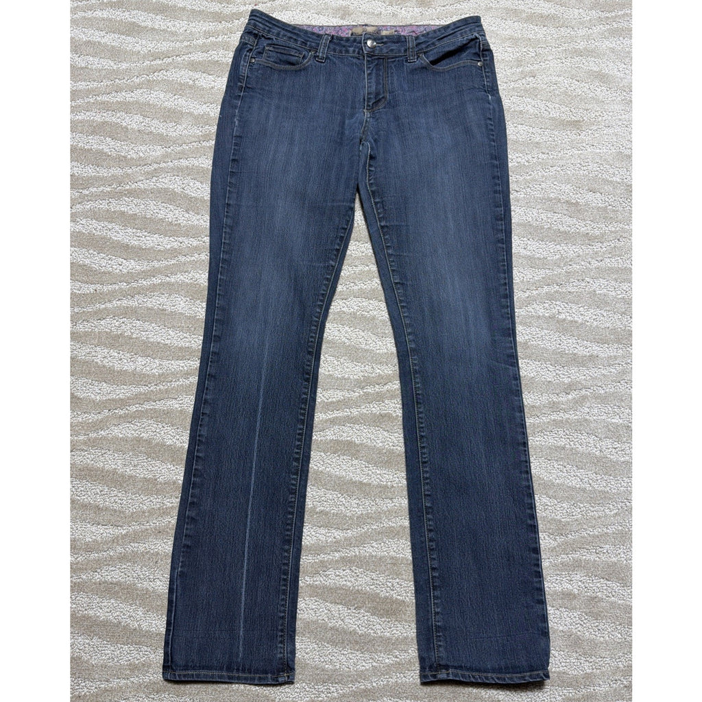 Paige Skyline Straight Y2K Jeans Blue Denim Pants Women’s Size 30x33 Stretch
