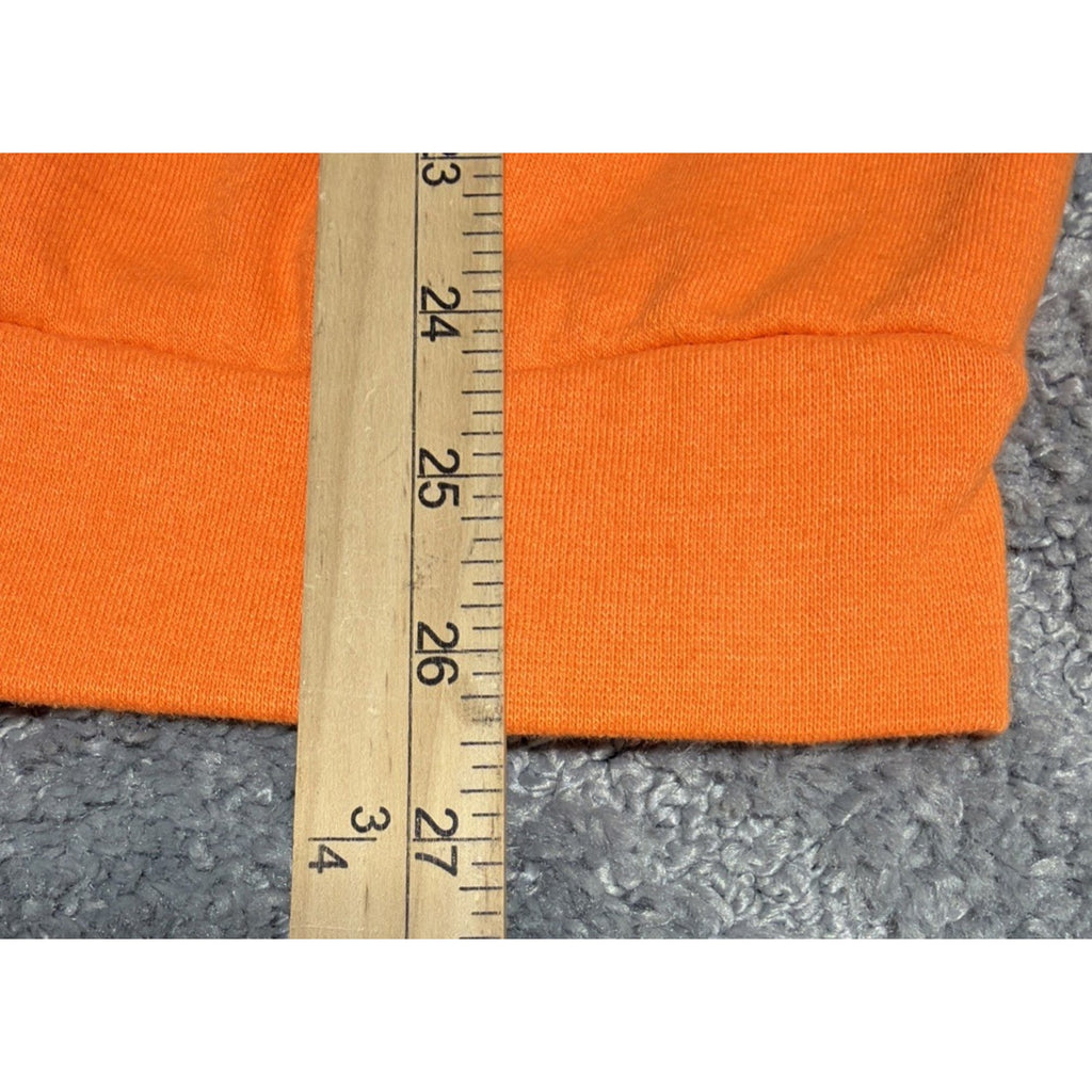 Men's Bone Collector Crew Fleece Orange Pull Over Sweatshirt Medium