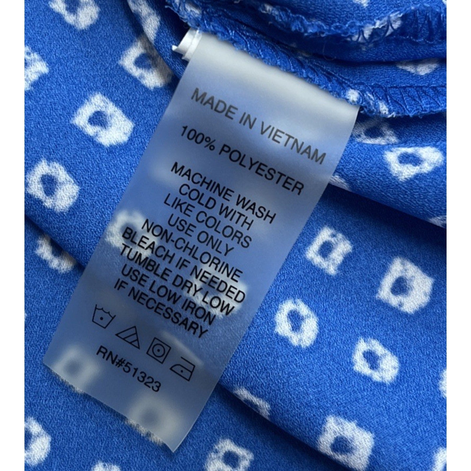 Chaus New York Women's Blue Sleeveless Top Blouse Shirt Size Large