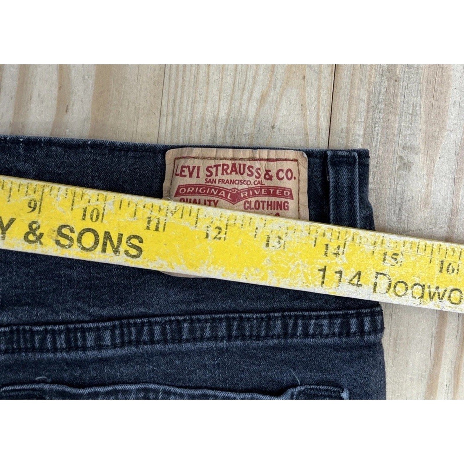 Levi’s 512 Womens Jeans Perfectly Slimming Size 14 M Y2K 28x31.5
